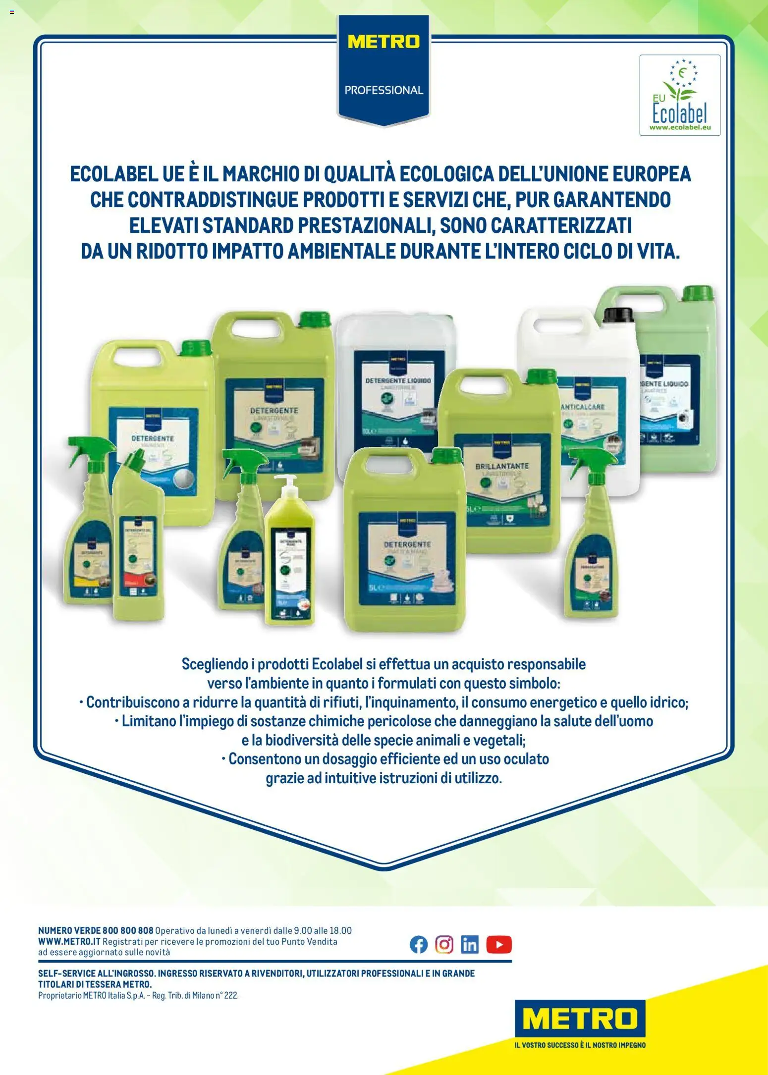 Volantino Metro del 07.01.2026 | Pagina: 72 | Prodotti: Detergente, Anticalcare