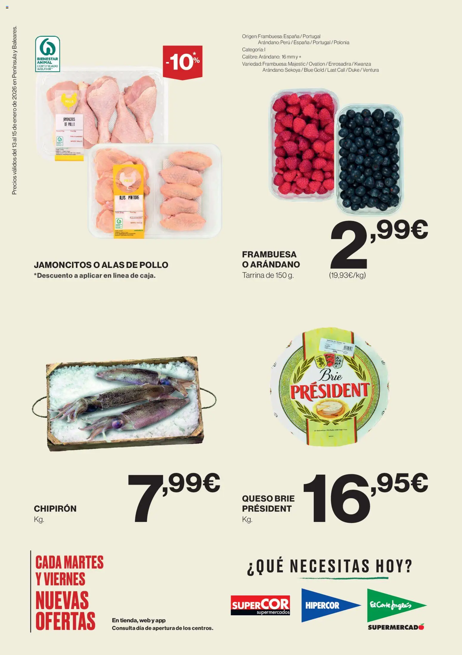 Supercor Península y Baleares │ válido desde el 13.01.2026 | Página: 2 | Productos: Queso