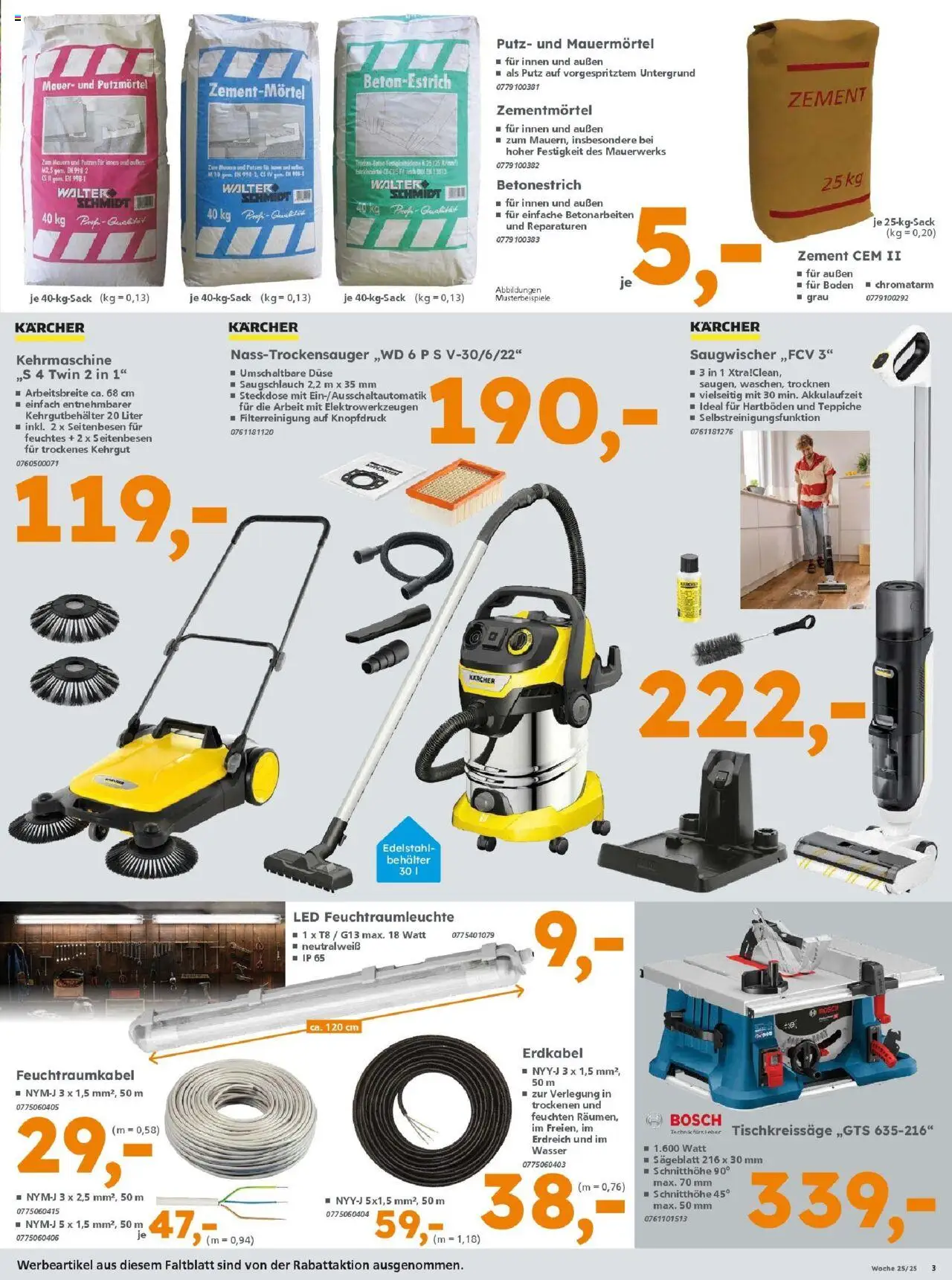 Globus Baumarkt prospekt Goslar	 - gültig ab dem 15.06.2025 | Seite: 3 | Produkte: Bosch, Steckdose, Wasser