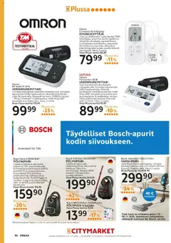 K-Market-mainoslehti voimassa 01.10.2025 alkaen | Sivu: 96 | Tuotteet: Imuri