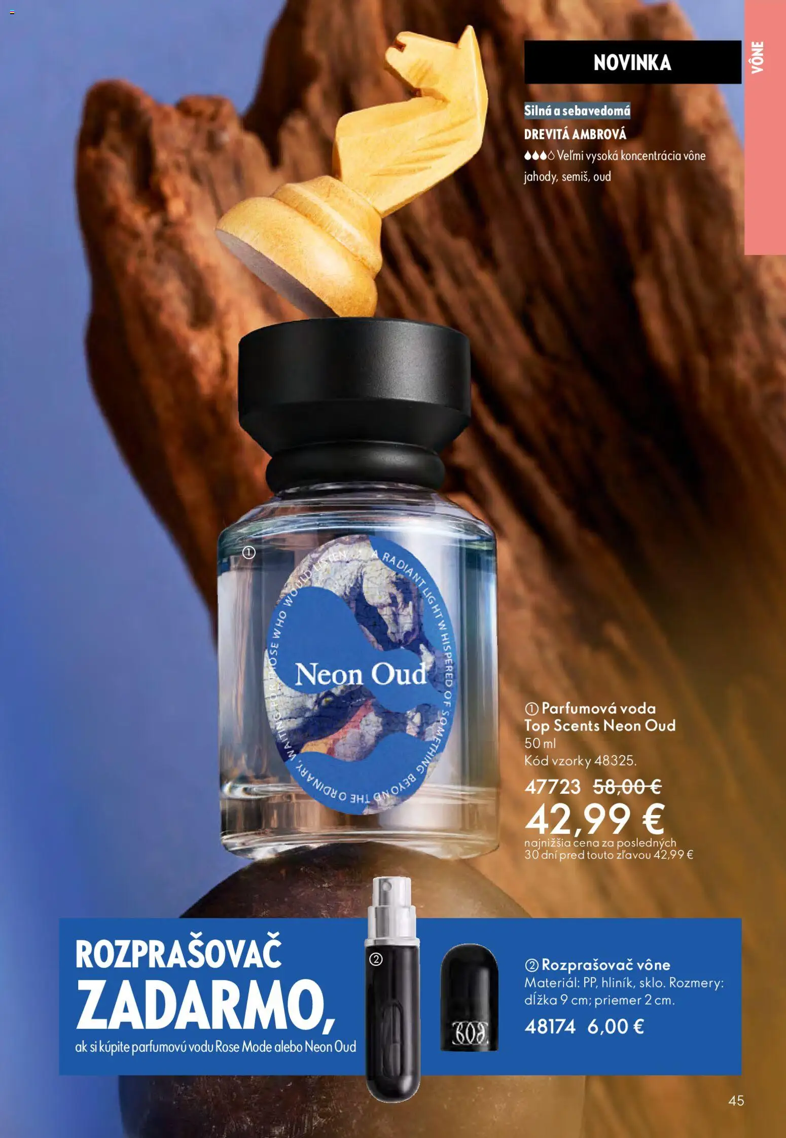 Nové Oriflame akcie – leták je platný od 06.05.2026 | Strana: 45 | Produkty: Voda