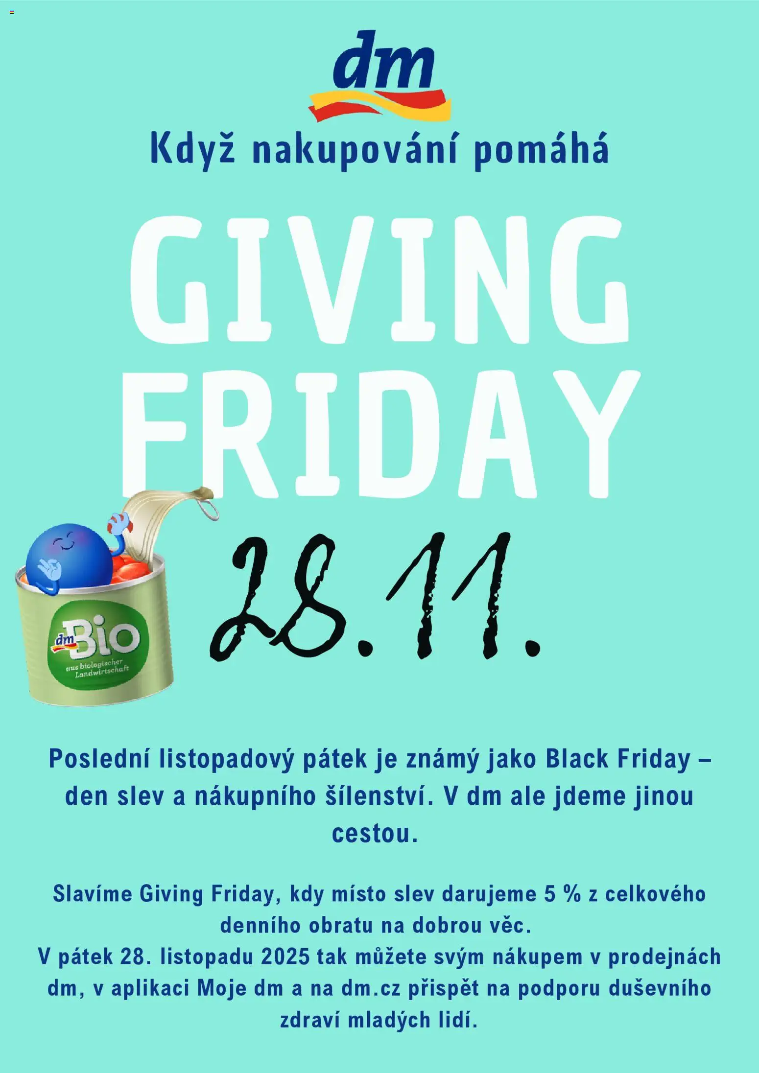 dm drogerie Giving Friday od 24.11.2025 | Strana: 1