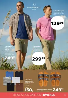 Kvickly - Tilbudsavis uge 14-15 gyldig fra 07.04.2026 | Side: 43 | Produkter: Skjorte, Bukser, Shorts