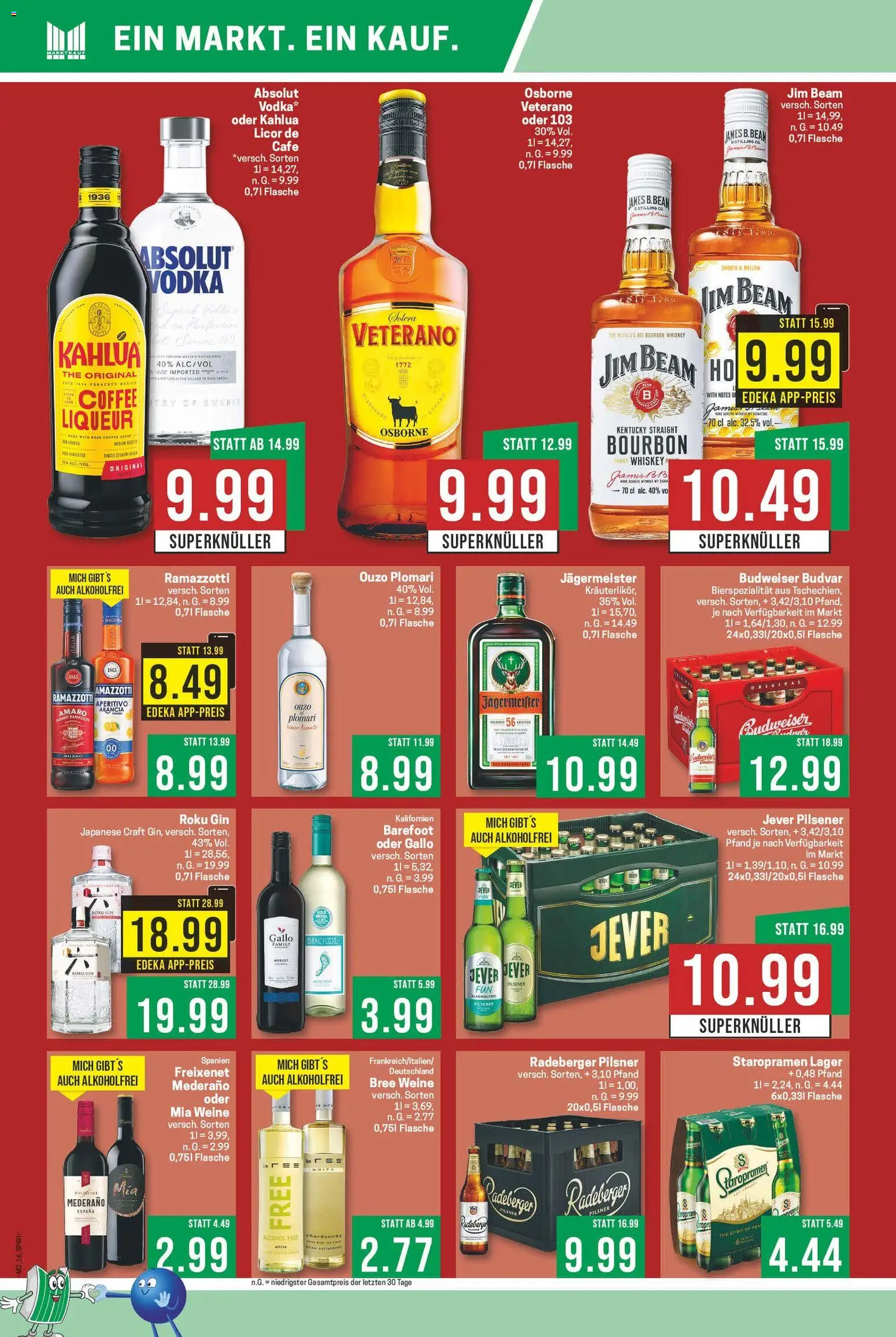 Marktkauf Prospekt 	 – gültig ab 05.01.2026 | Seite: 16 | Produkte: Osborne, Jägermeister, Jever, Whiskey