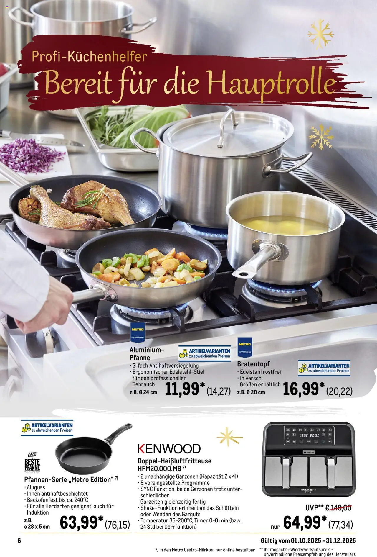 Metro Saisonkatalog "Perfekt ausgestattet" – gültig ab 01.10.2025 | Seite: 6