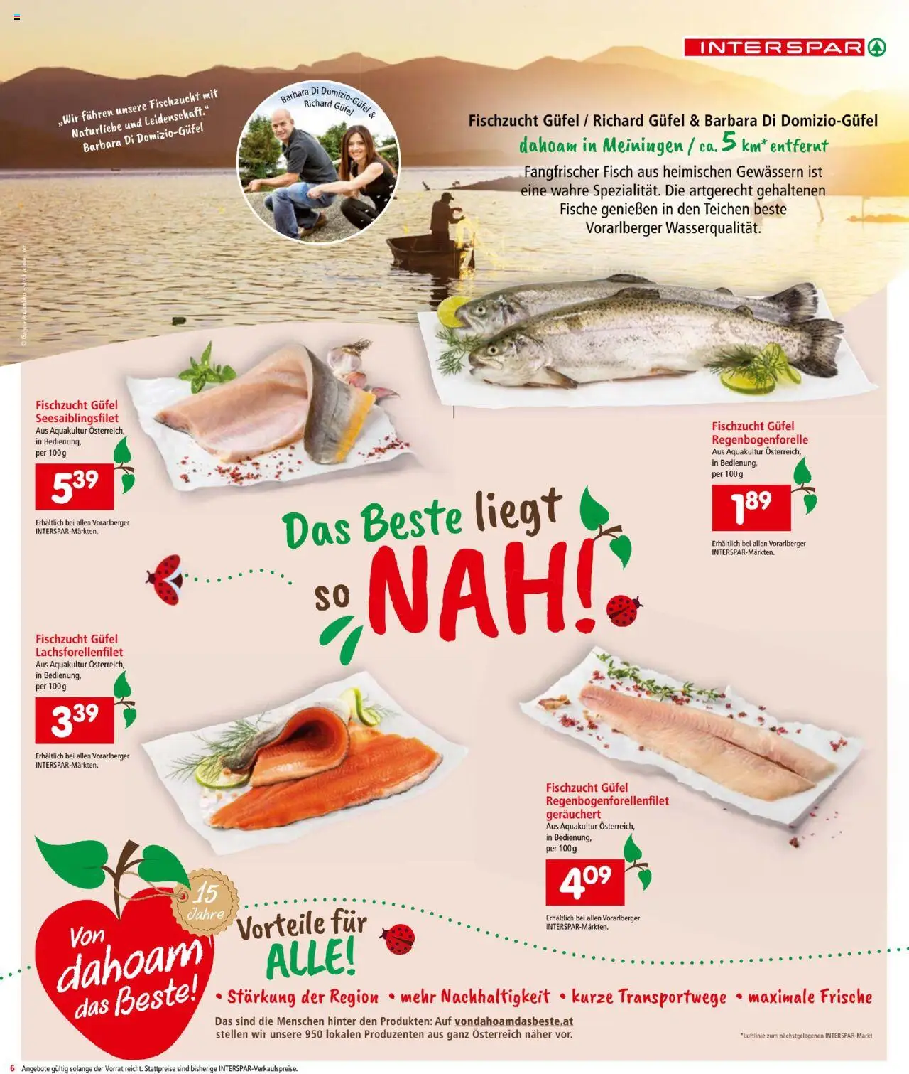 Interspar Flugblatt gültig ab 11.09.2025 | Seite: 6 | Produkte: Fisch