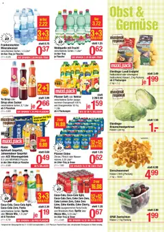 Maximarkt Flugblatt gültig ab 18.08.2025 | Seite: 11 | Produkte: Gemüse, Obst, Zucker, Planche de surf