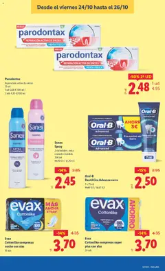 Vista previa Evax Cottonlike compresas noche con alas, 18 uds válido desde el 20.10.2025 | Página: 39 | Productos: Pasta, Γλυφιτζούρι