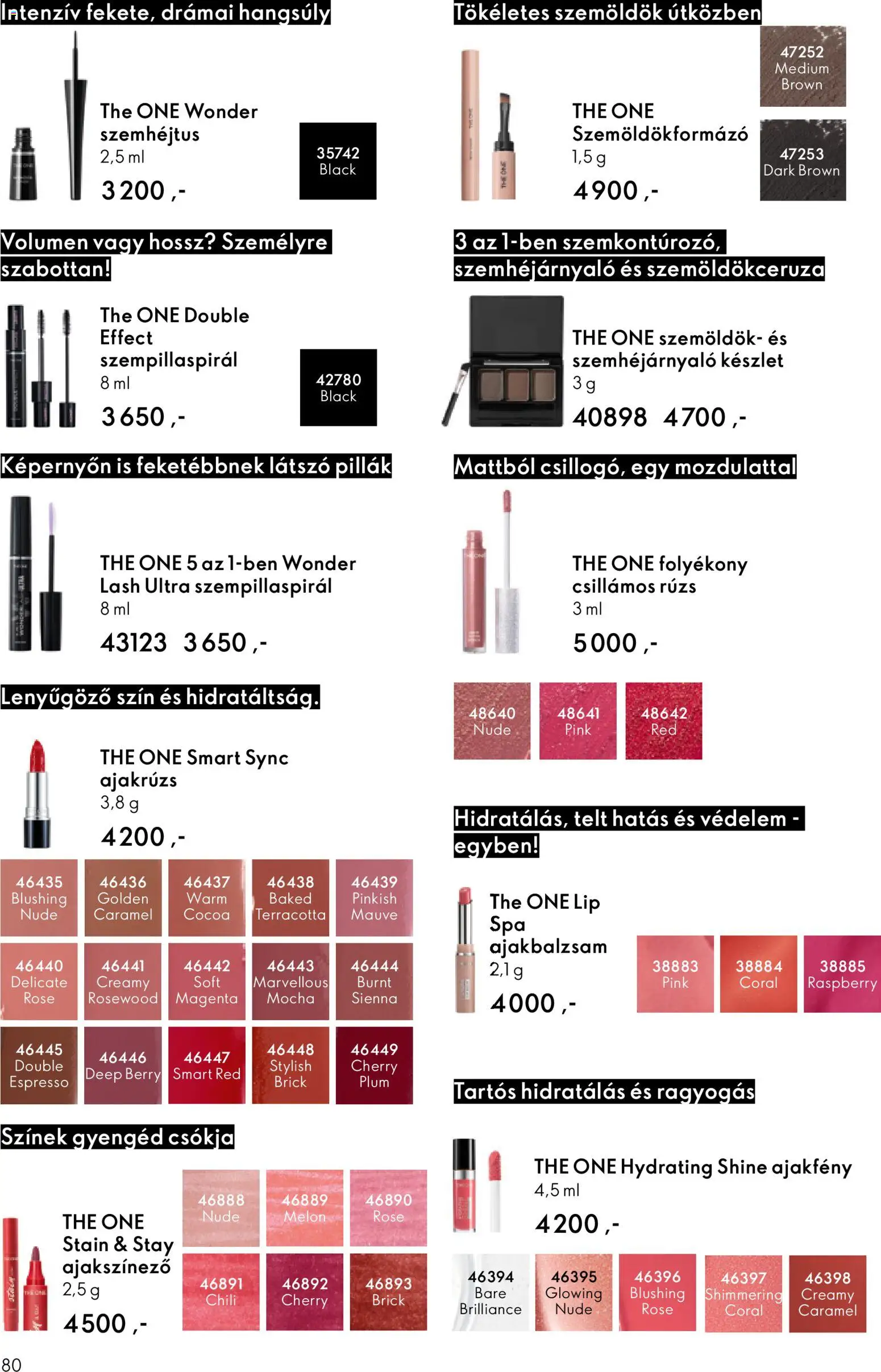 Oriflame akciós ujság - amely érvényes a következő dátumtól: 21.01.2026 | Oldal: 80 | Termékek: Chili, Szempillaspirál, Ajakrúzs, Rúzs