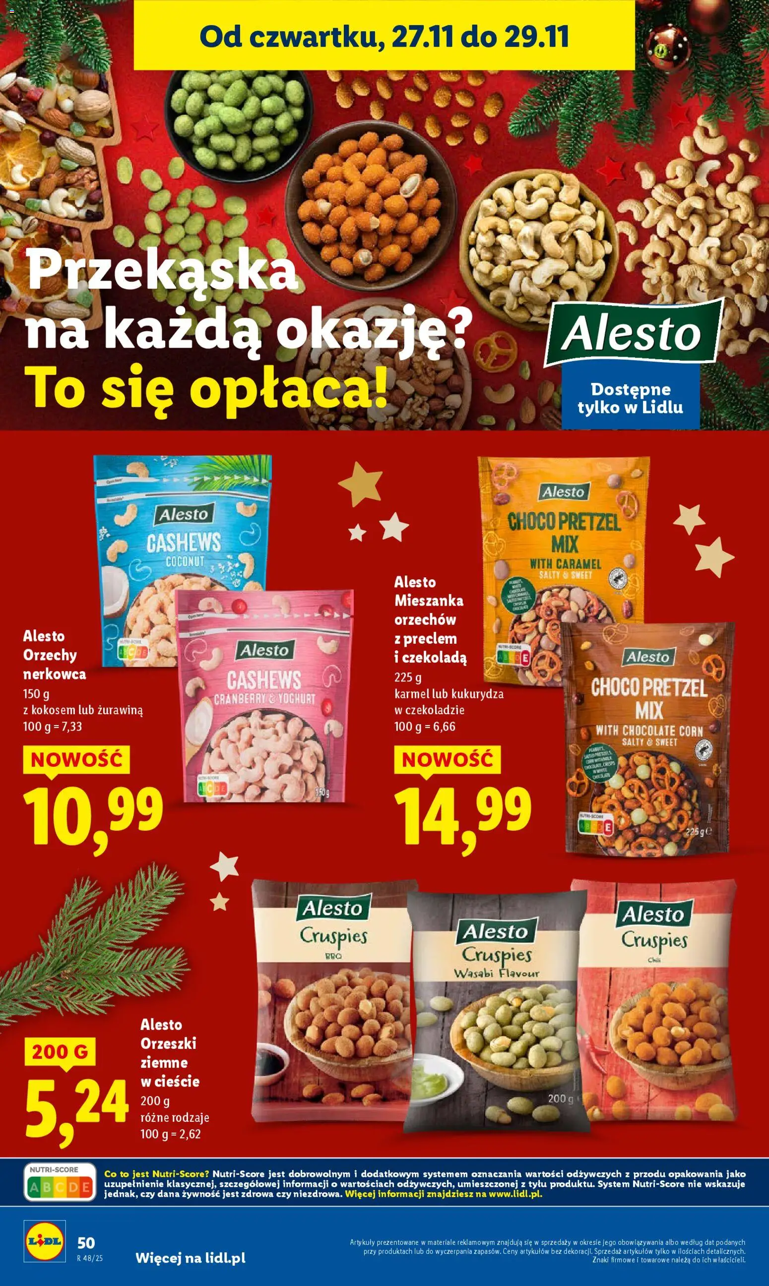 Lidl Black Friday od 27.11.2025 | Strona: 50 | Produkty: Chili, Żurawina, Czekolada, Orzechy