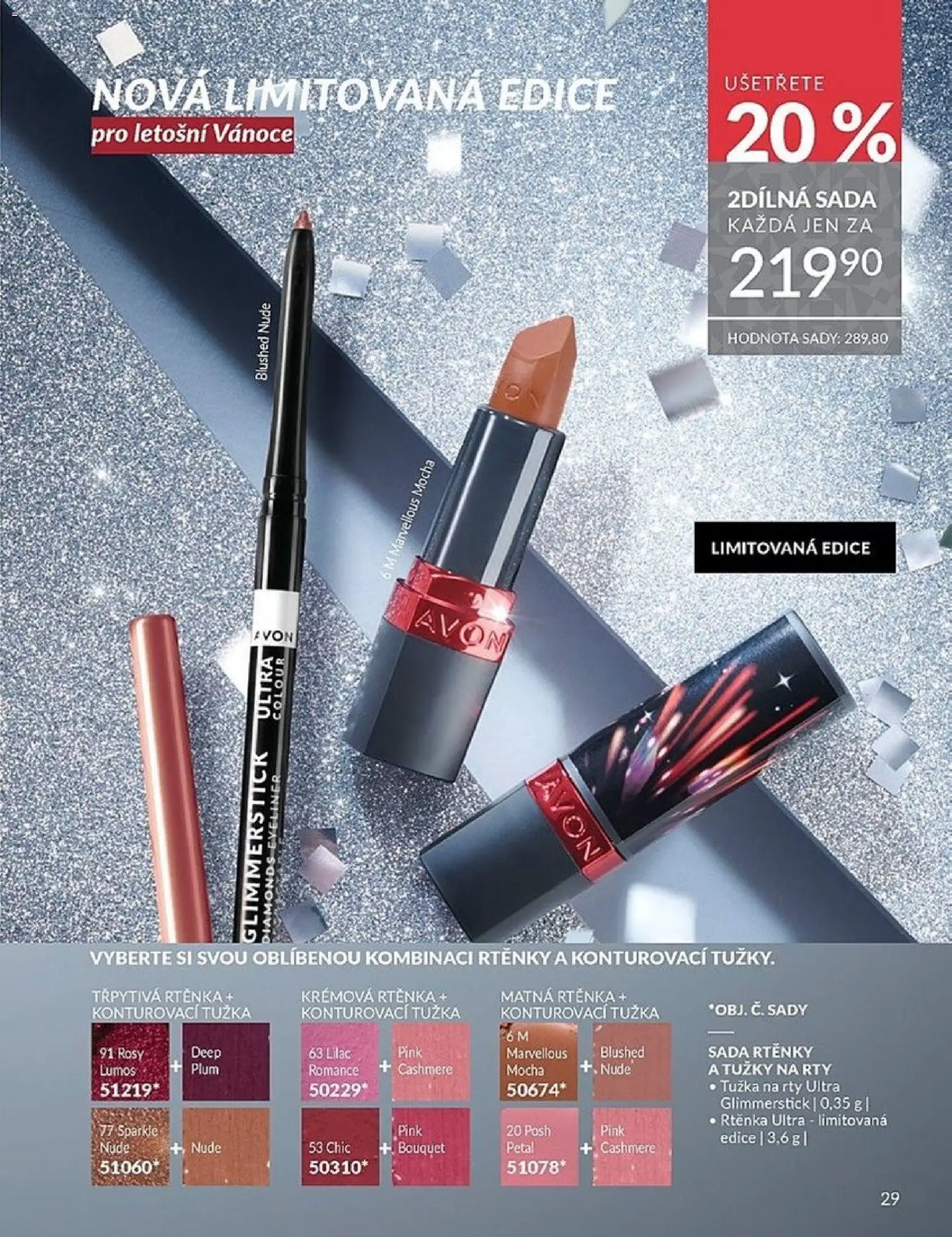 Avon Black Friday od 01.11.2025 | Strana: 29 | Produkty: Tužka, Rtěnka