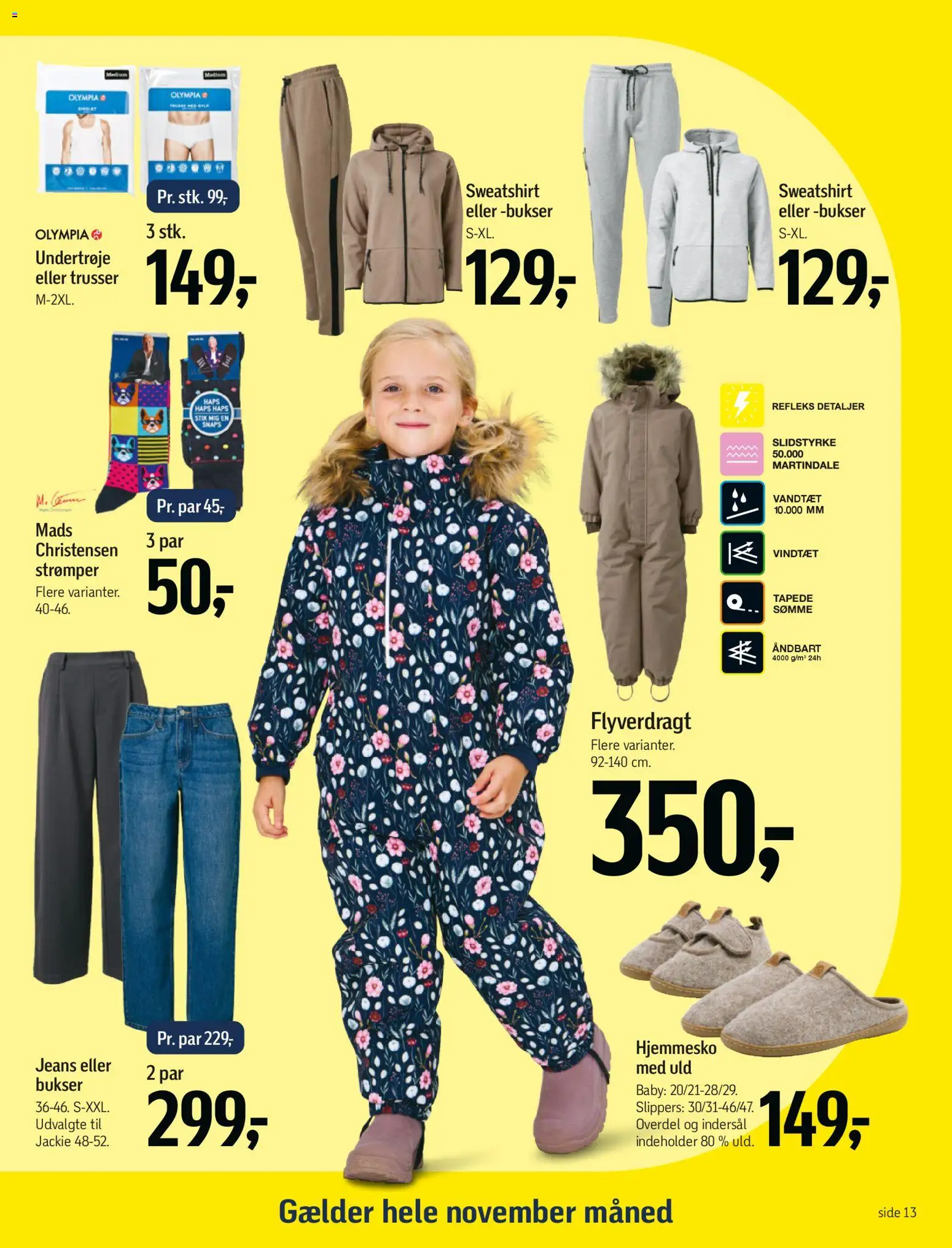Føtex tilbudsavis – gyldig fra 31.10.2025 | Side: 37 | Produkter: Bukser, Trusser, Hjemmesko, Jeans