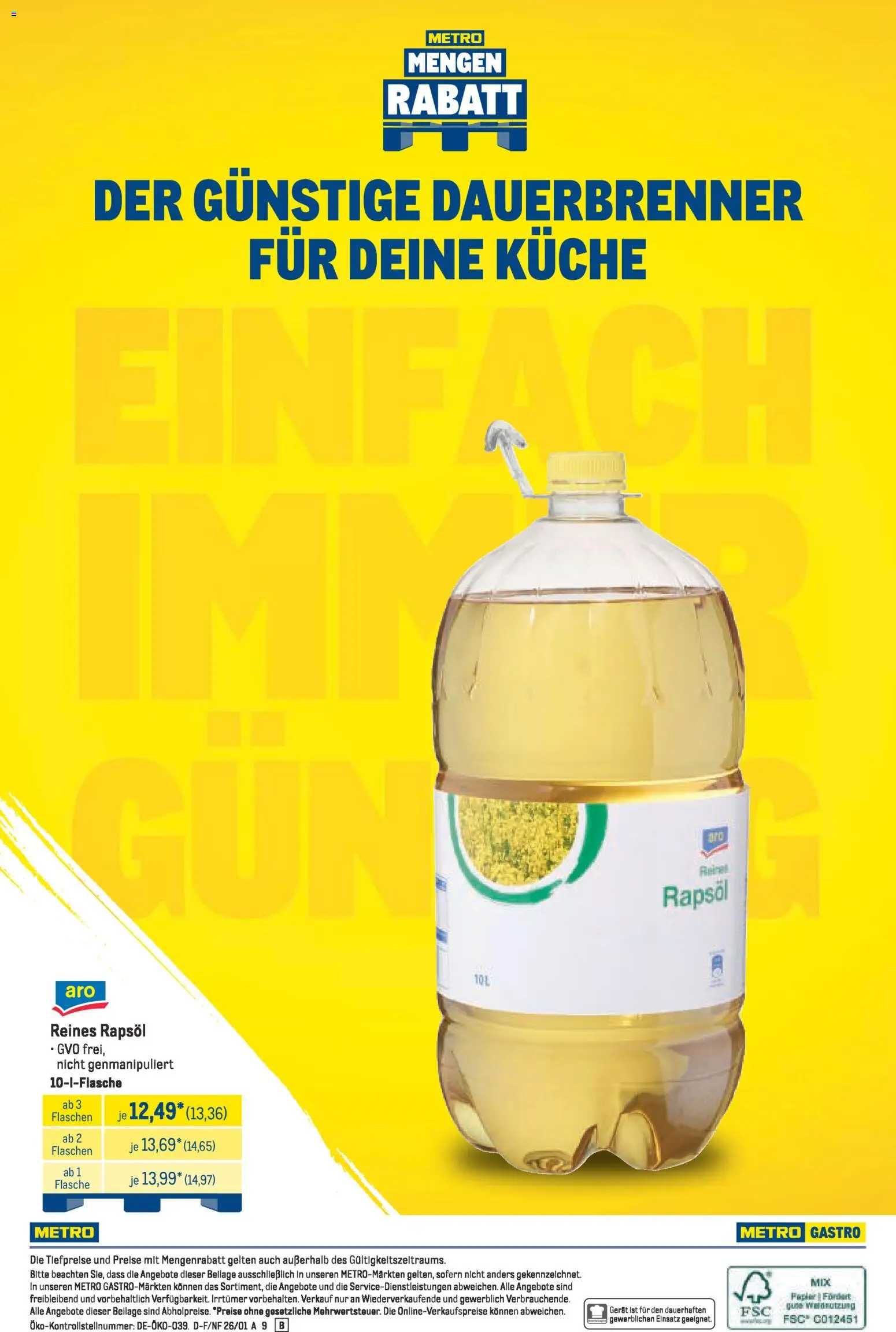 Metro  Monats-Menü – gültig ab 01.01.2026 | Seite: 22