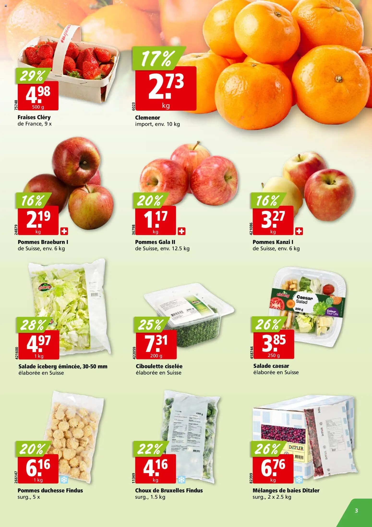 Aligro aktionen Chavannes, Matran, Genève, Sion – gültig ab 06.04.2026 | Seite: 3