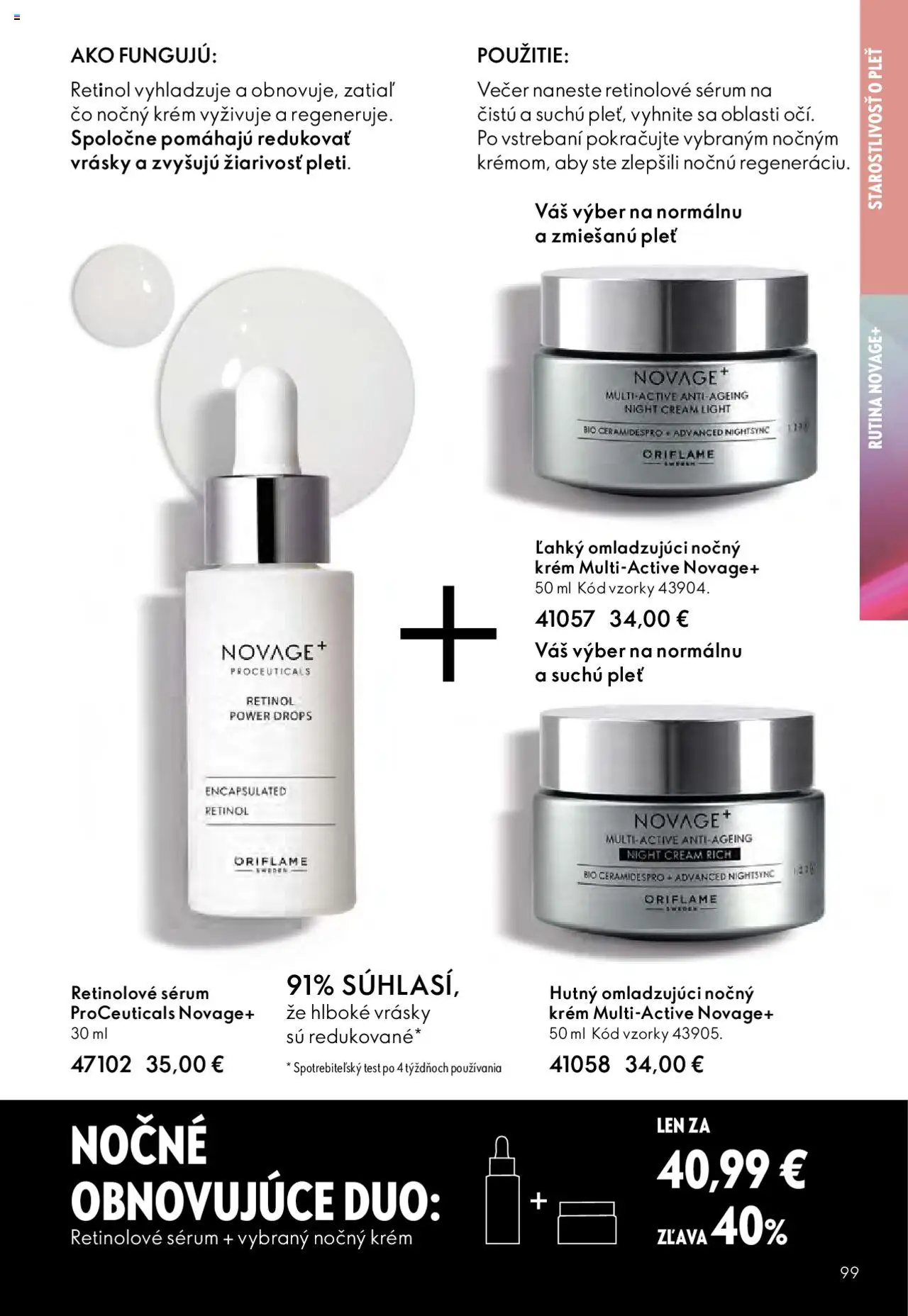 Nové Oriflame akcie – leták je platný od 12.11.2025 | Strana: 99 | Produkty: Krém