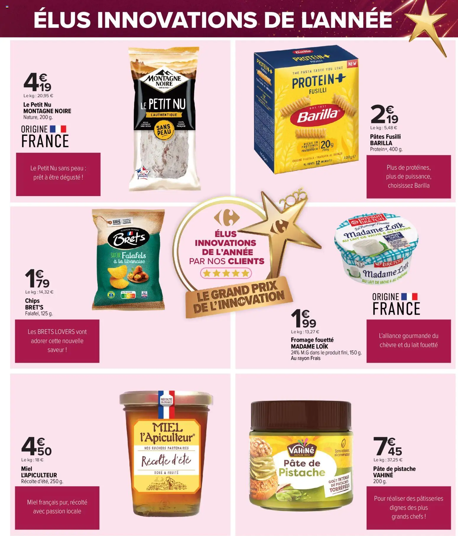 {H1} | Page: 55 | Produits: Fromage, Viande, Thé, Chips