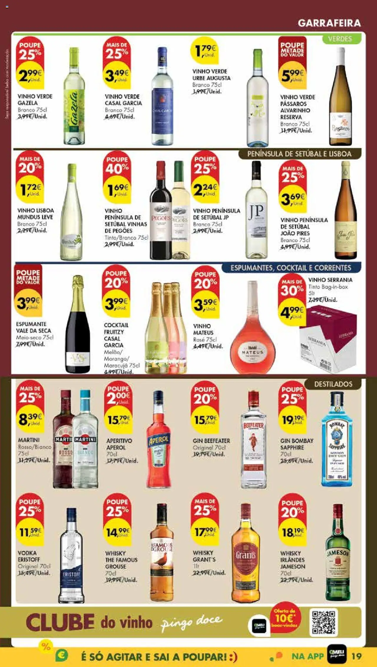 Pingo Doce Poupe Esta Semana Madeira │ válido de 05.08.2025 | Página: 19 | Produtos: Whisky, Espumante, Aperol, Vinho