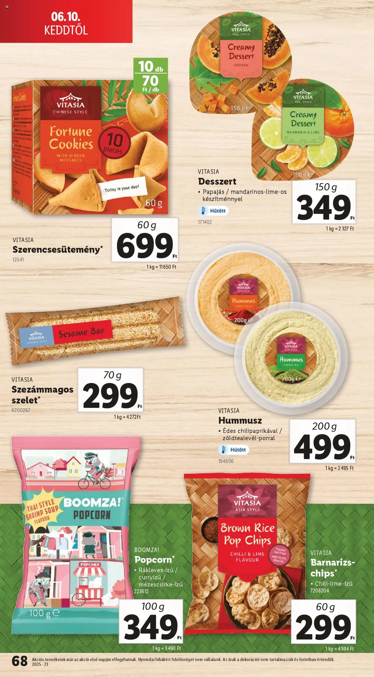 Lidl akciós ujság - amely érvényes a következő dátumtól: 05.06.2025 | Oldal: 68 | Termékek: Chili, Lime, Chips, Mandarin
