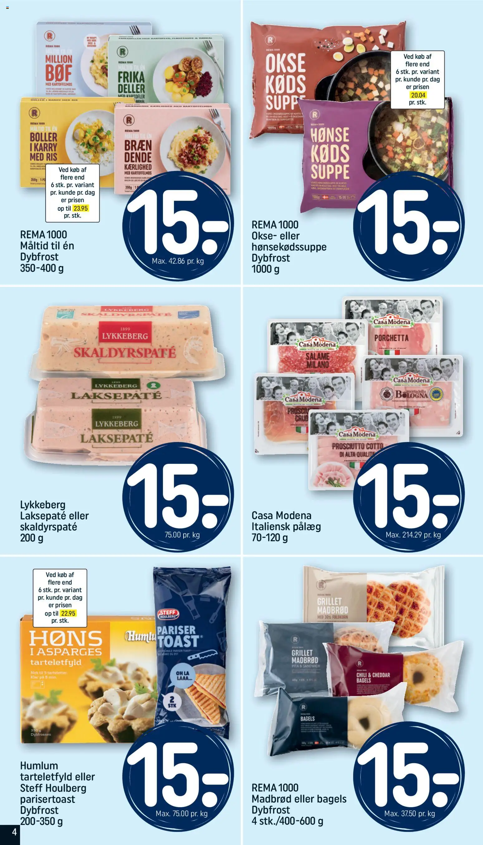 Rema 1000 tilbudsavis – gyldig fra 07.03.2026 | Side: 4 | Produkter: Karry, Cheddar, Ris, Asparges
