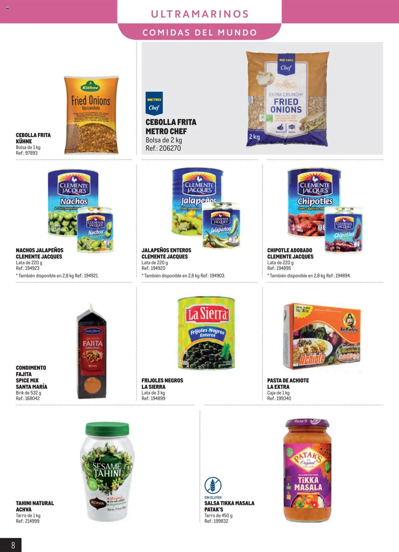 Makro - Despensa Península │ válido desde el 04.03.2025 | Página: 8 | Productos: Pasta, Bolsa, Tahini, Caja