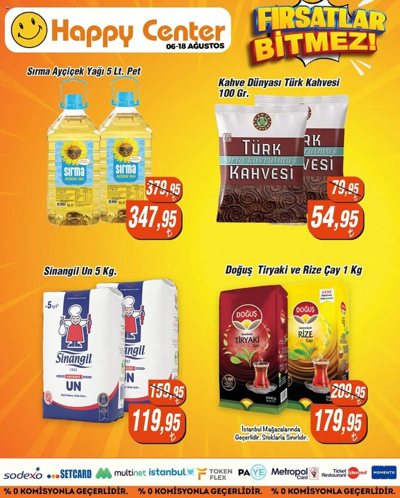 Happy Center Katalog - 06.08.2025 tarihinden itibaren geçerlidir | Sayfa: 1 | Ürünler: Kahve, Çay