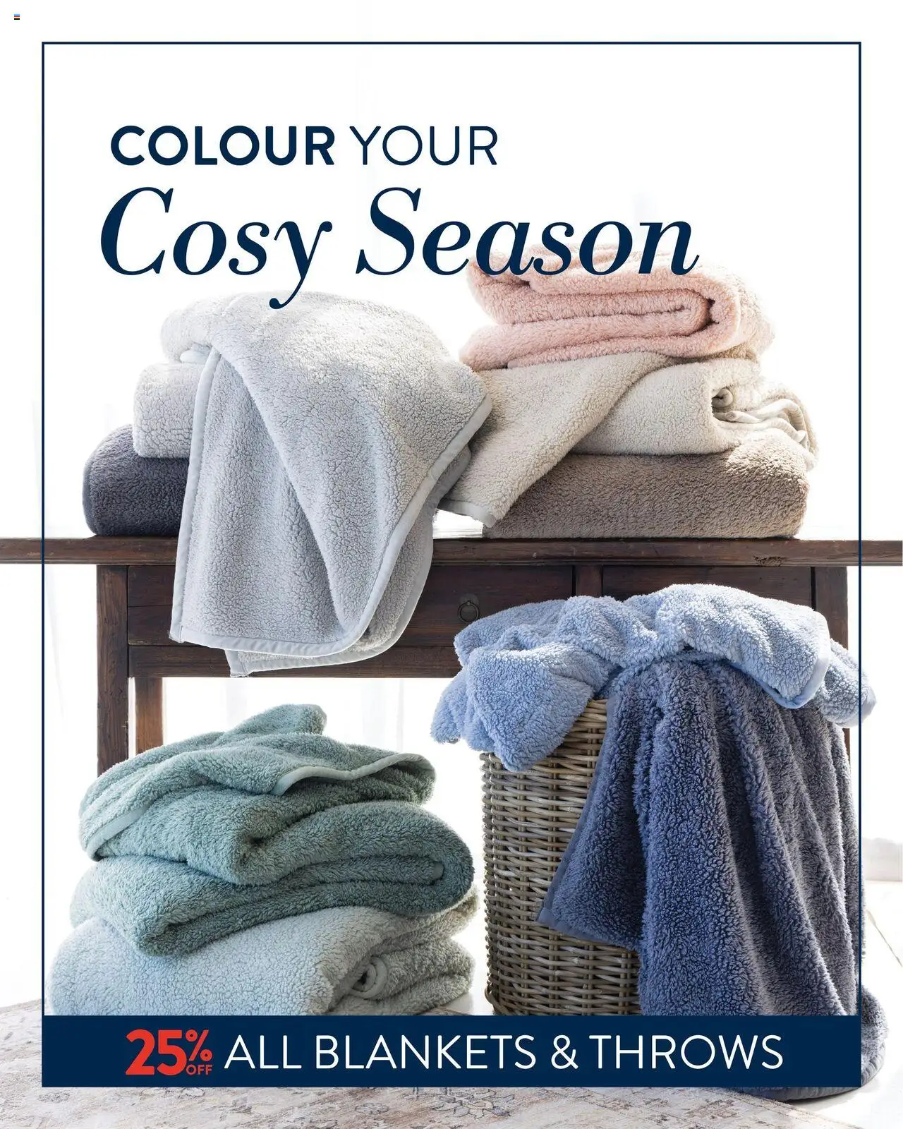 Volpes Colour Your Cosy Season │ valid from 18.07.2025 | Page: 1 | Products: Blankets