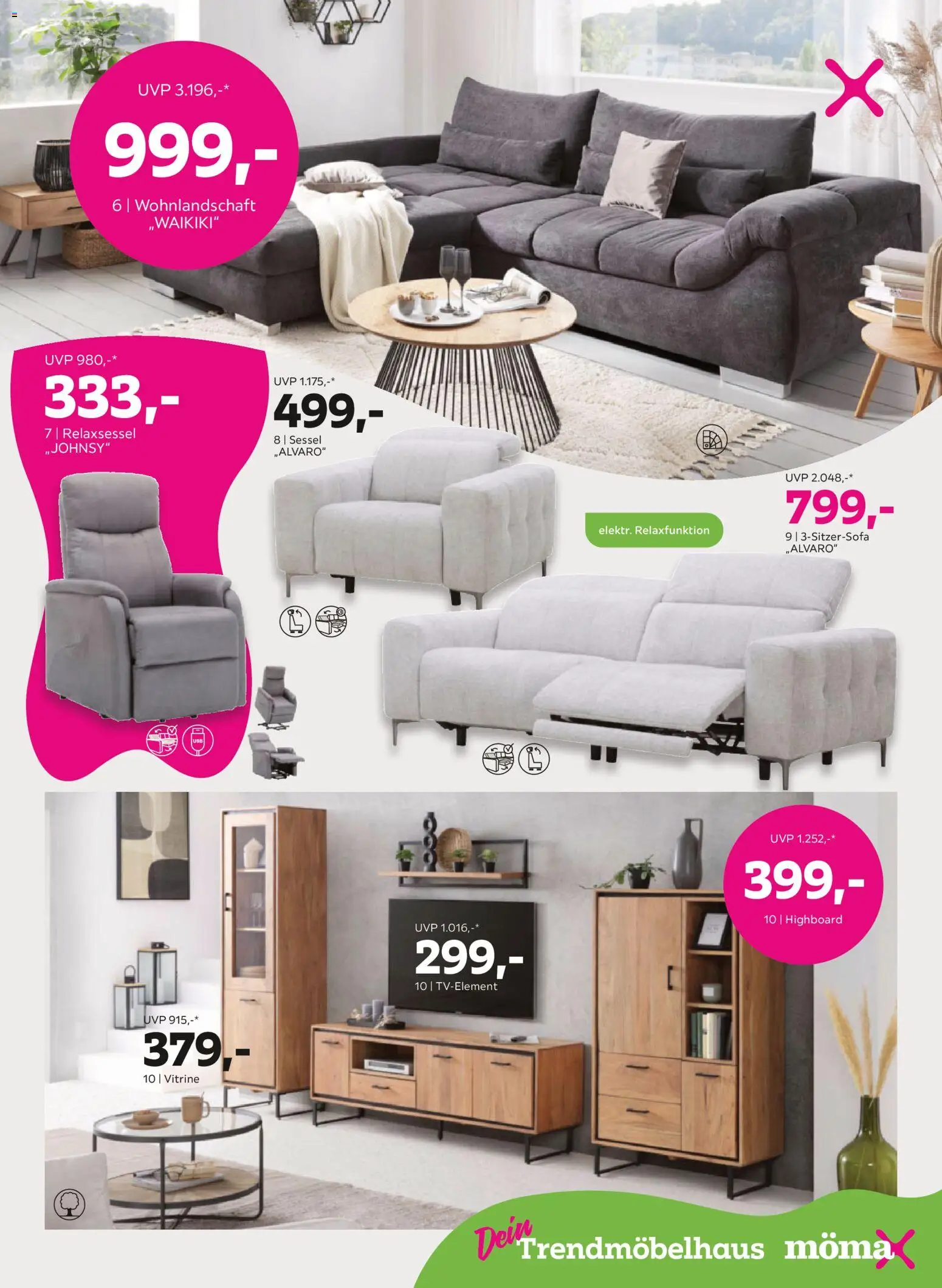 Mömax Prospekt aktuell gültig ab 30.03.2026 | Seite: 5 | Produkte: Sessel