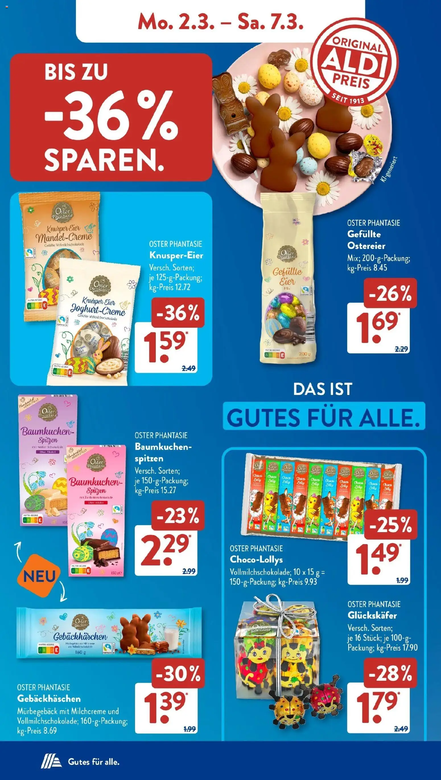Aldi Süd Wochenangebote – gültig ab 02.03.2026 | Seite: 10 | Produkte: Eier, Schokolade
