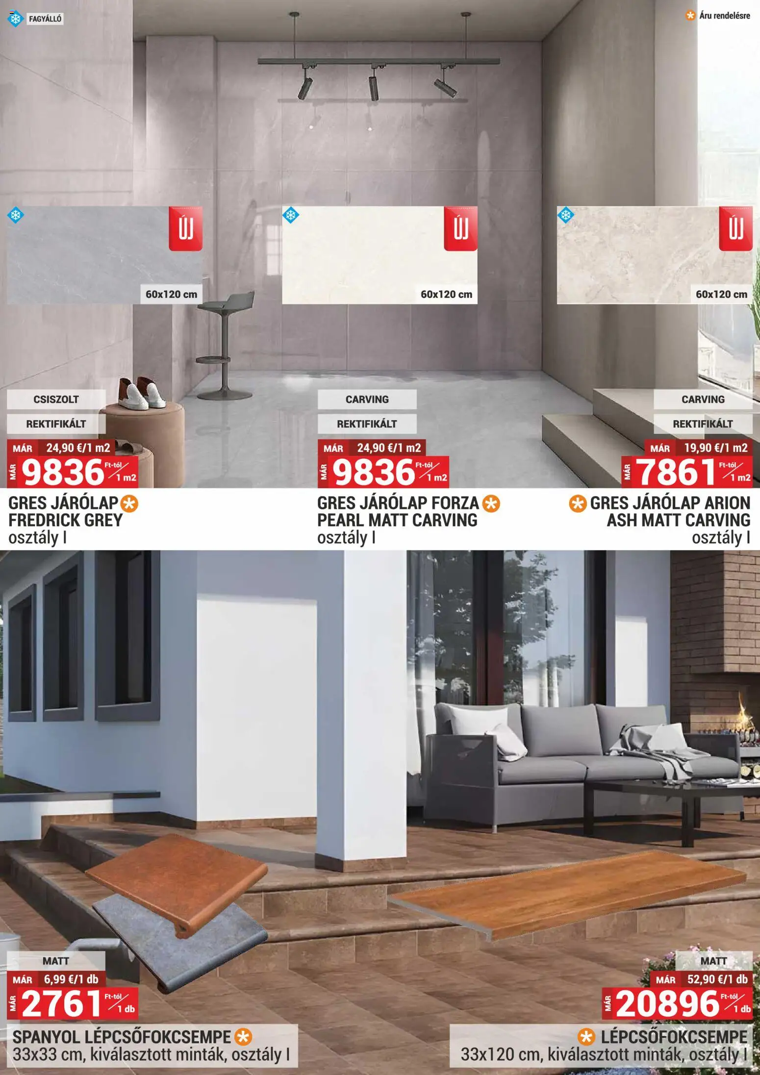 Merkury Market akciós ujság - amely érvényes a következő dátumtól: 01.11.2025 | Oldal: 36 | Termékek: Gres, Járólap