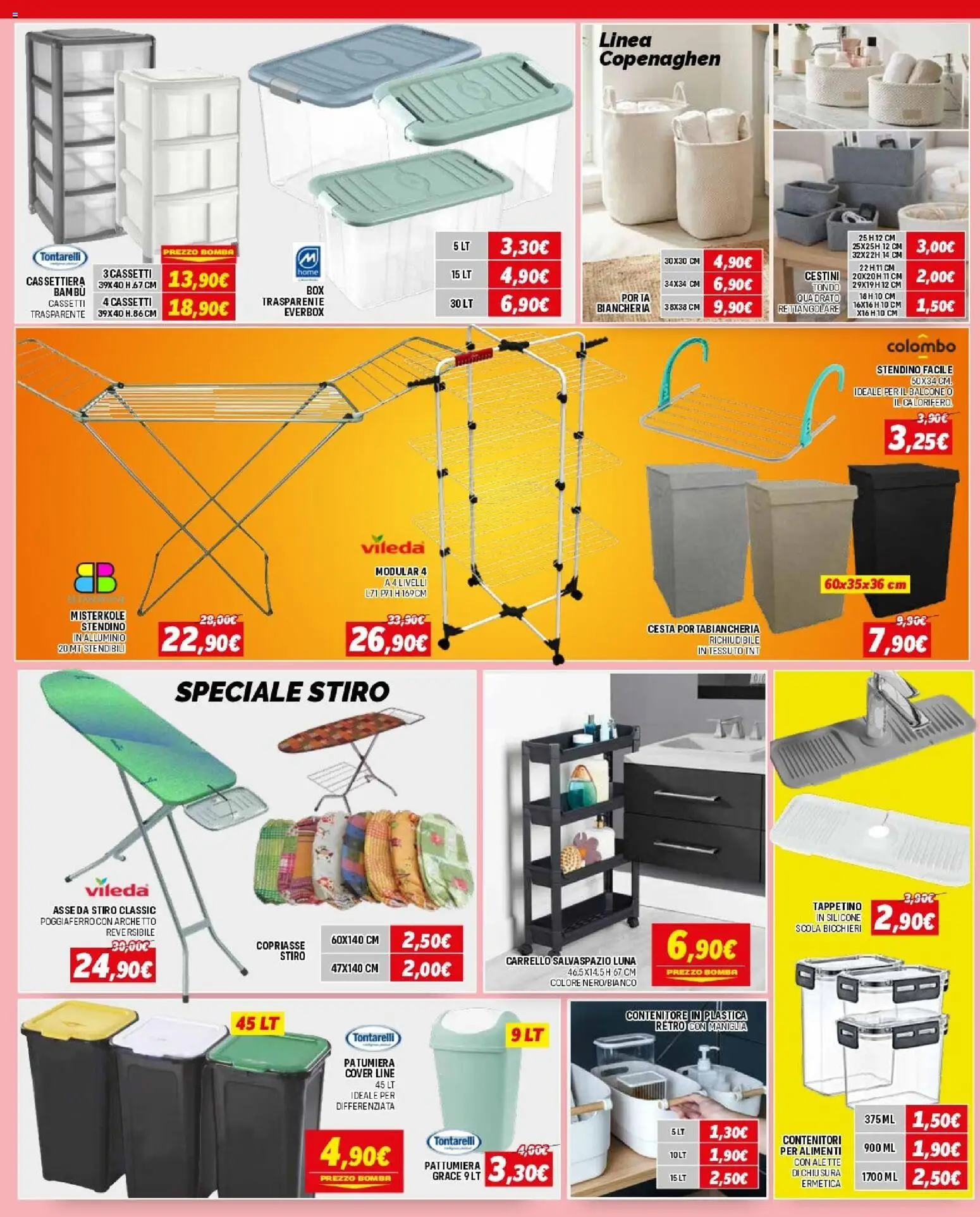 Volantino Orizzonte del 12.02.2026 | Pagina: 3 | Prodotti: Carrello, Pattumiera, Silicone, Alluminio