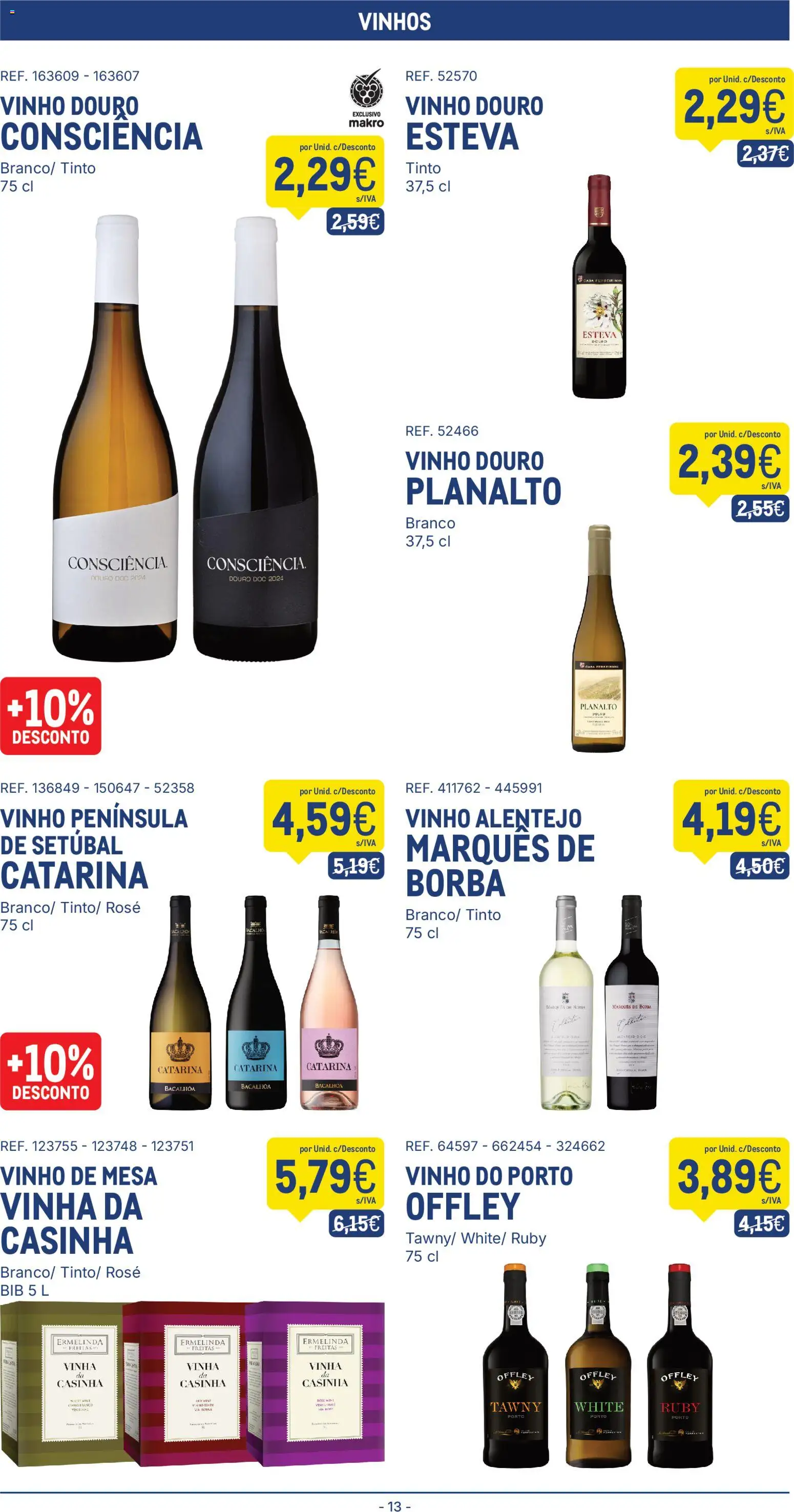 Makro folheto │ válido de 13.01.2026 | Página: 13 | Produtos: Mesa, Vinho