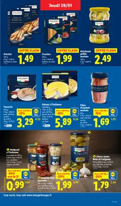LIDL - Prévisualisation de Olives vertes Bella di Cerignola, 420 g (PNE) valide à partir de 29.01.2026 | Page: 23
