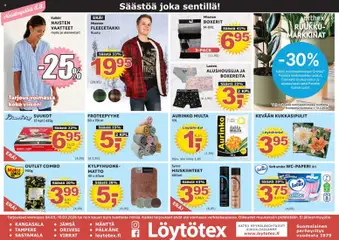 Löytötex-mainoslehti voimassa 04.03.2026 alkaen