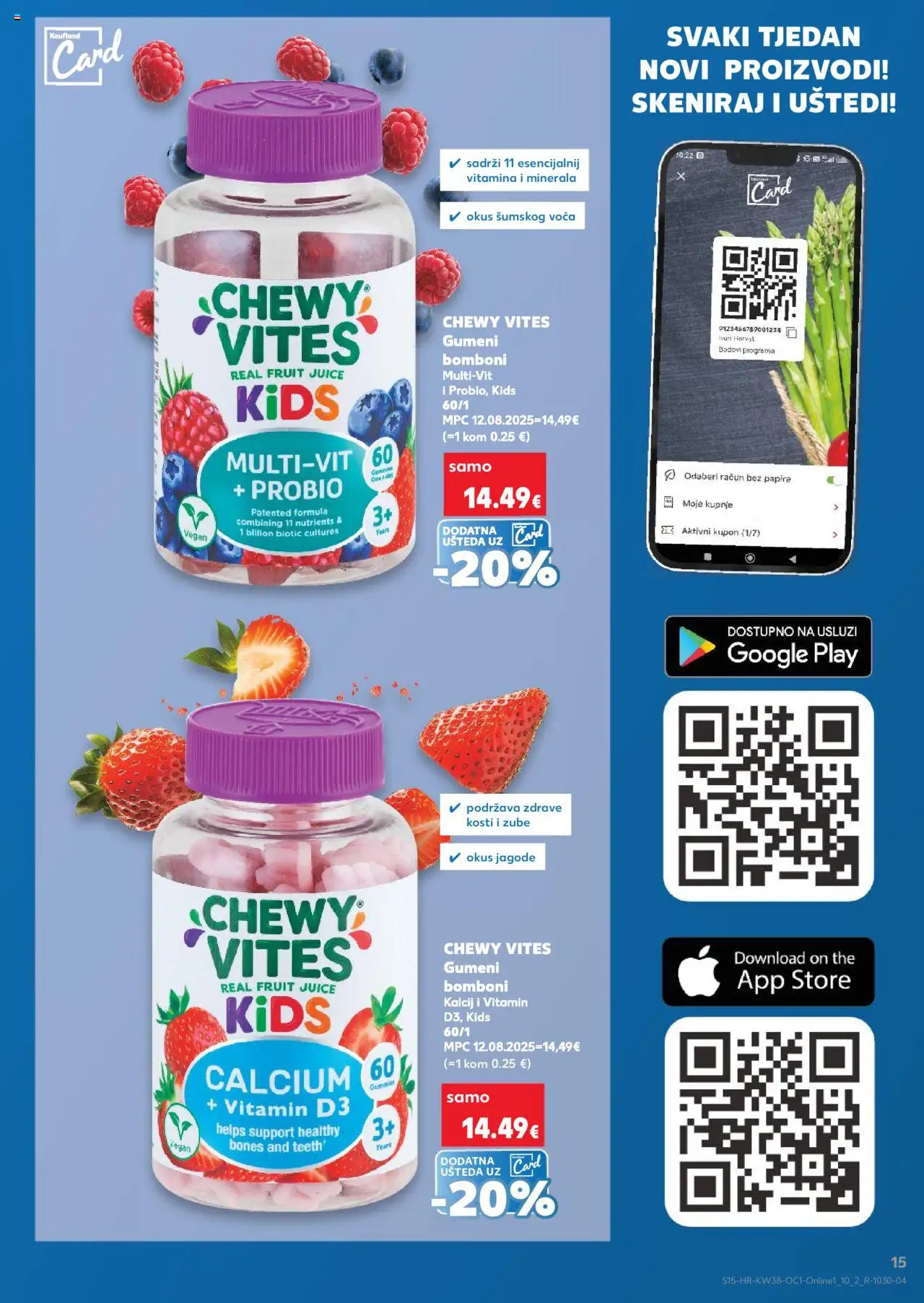 Kaufland katalog | vrijedi od 17.09.2025 | Stranica: 15 | Proizvodi: Bomboni, Jagode