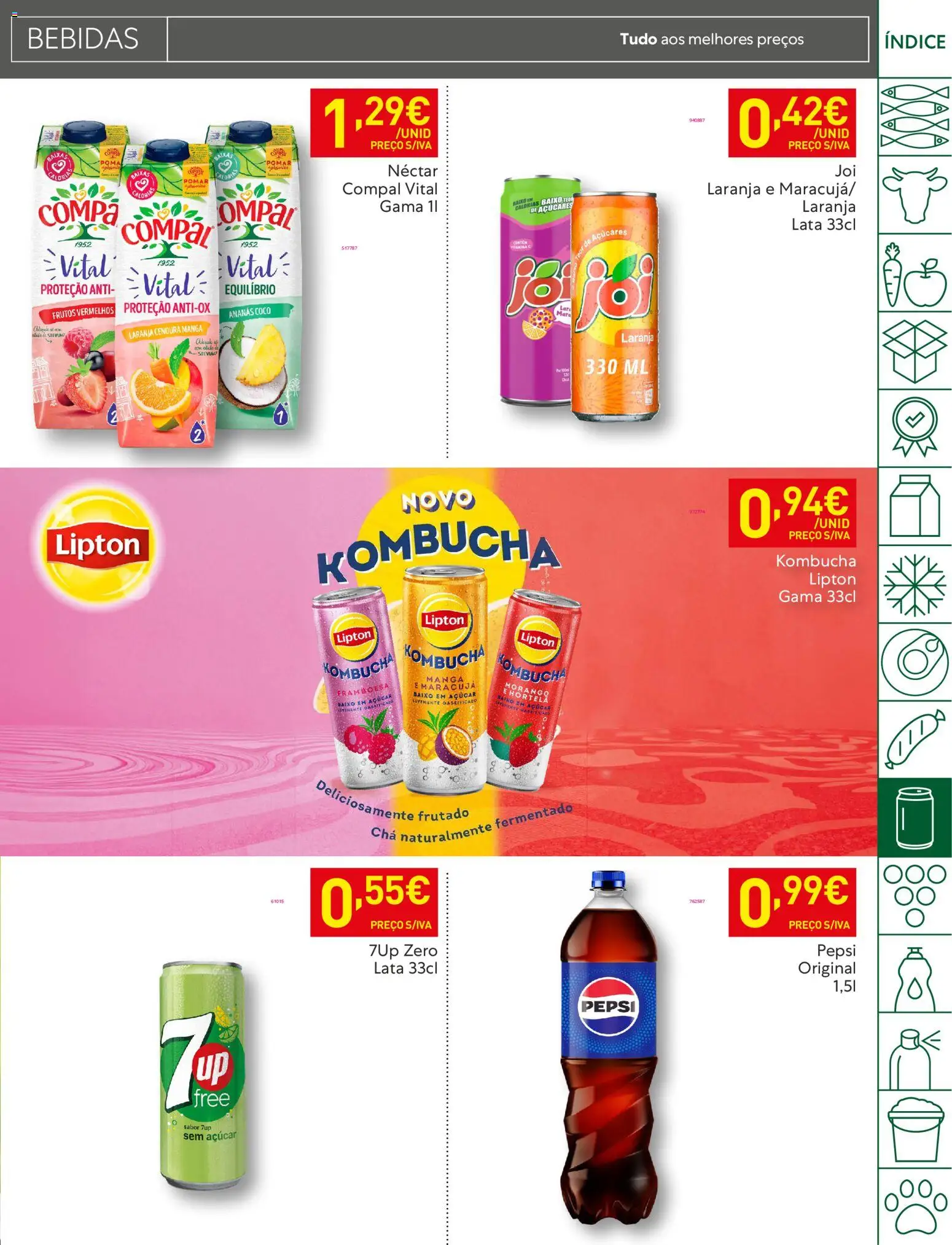 Recheio folheto │ válido de 13.01.2026 | Página: 29 | Produtos: Kombucha, Chá, Açúcar, Cenoura