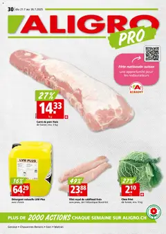 Vorschau von dem Prospekt - Aligro Aktionen - Chavannes, Matran, Genf, Sitten ab 21.07.2025
