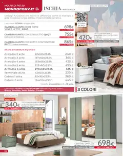 Anteprima del volantino Volantino Mondo Convenienza	 valido a partire dal 09.09.2025 | Pagina: 36 | Prodotti: Letto matrimoniale, Contenitore, Letto, Materasso