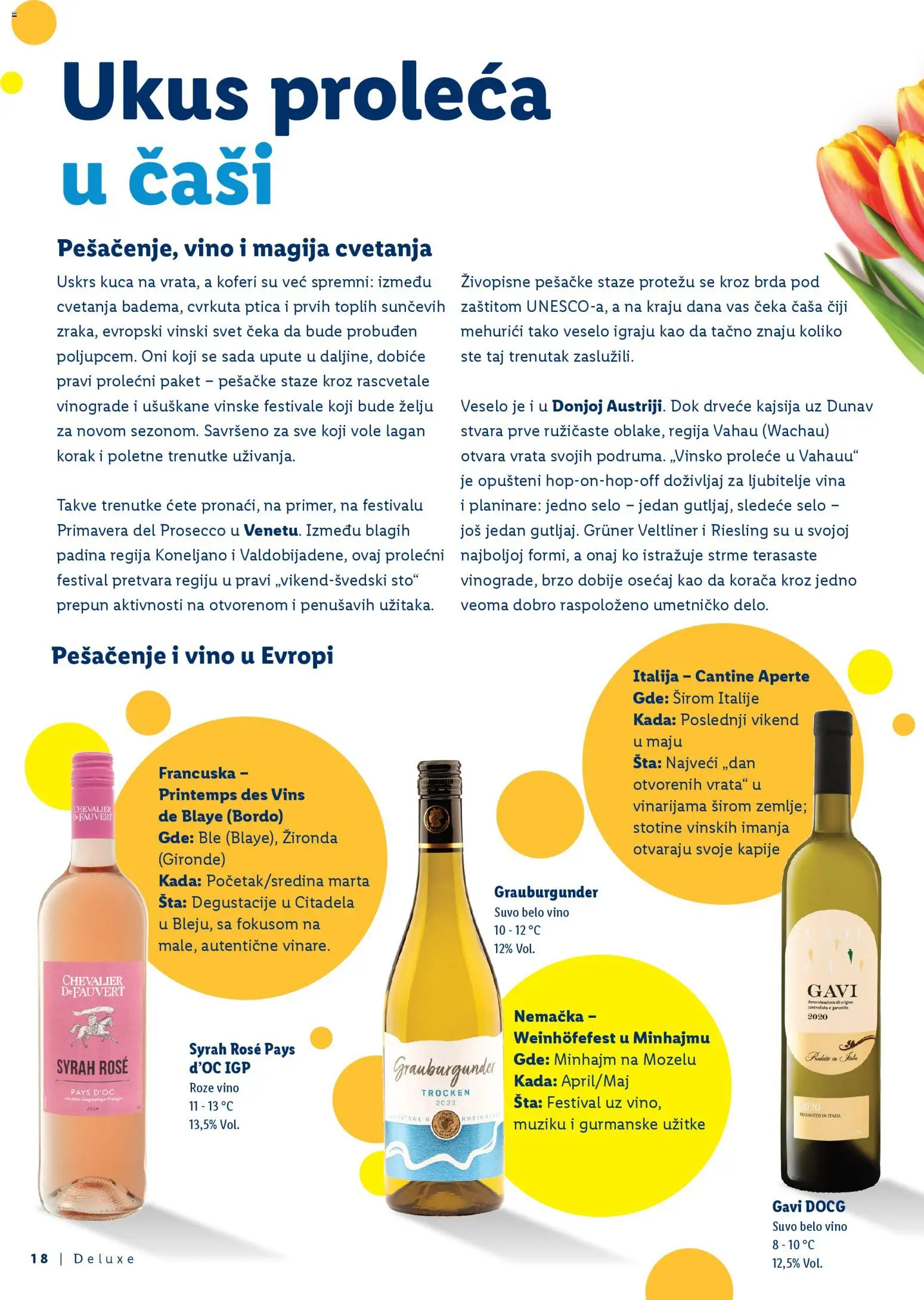Lidl katalog - važi od 05.03.2026 | Strana: 18 | Proizvode: Sto, Kajsija, Vrata, Vino