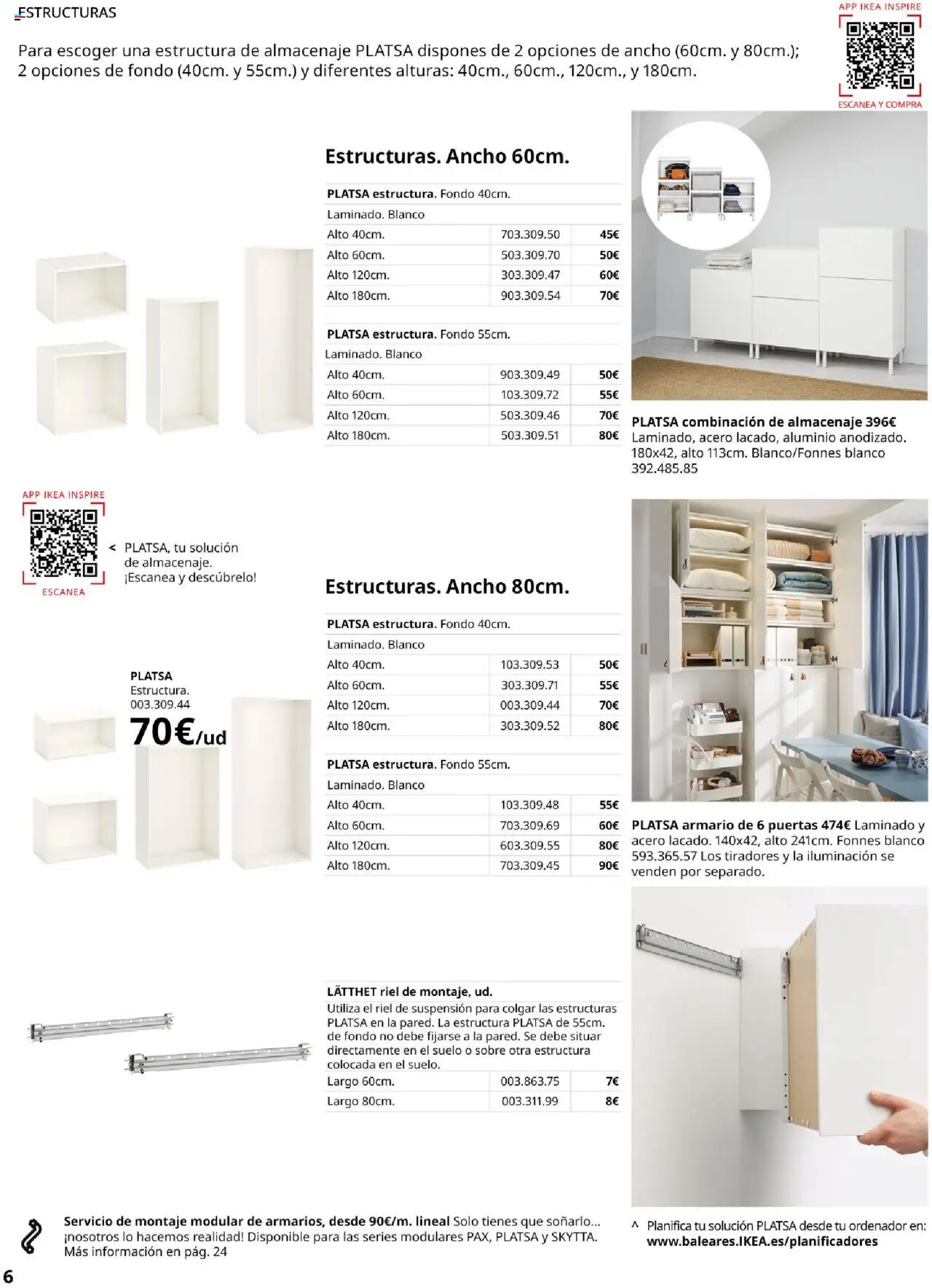Catálogo IKEA Platsa │ válido desde el 06.02.2025 | Página: 6 | Productos: Ordenador, Almacenaje, Armario
