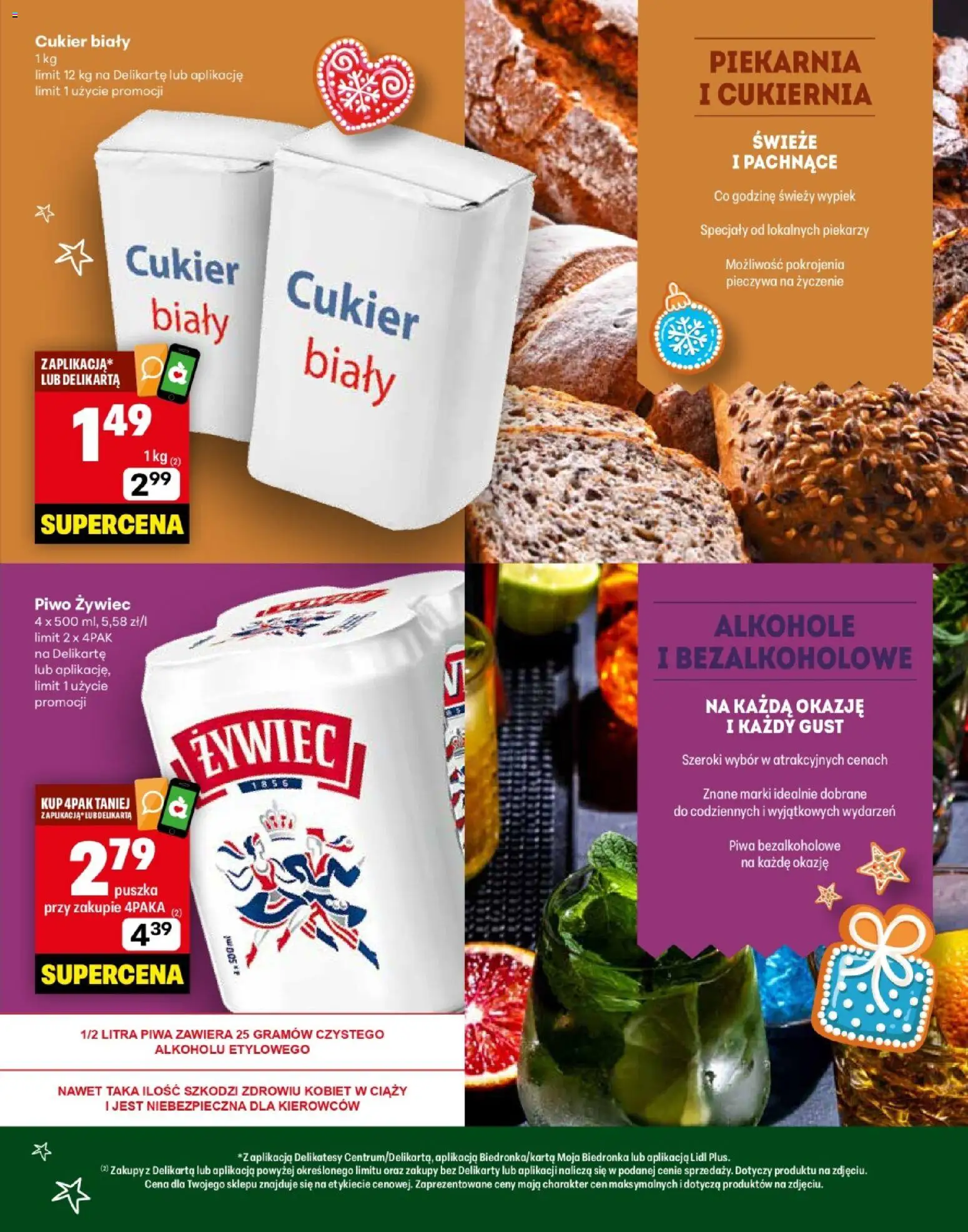 Delikatesy Centrum Gazetka - Starachowice Otwarcie od 04.12.2025 | Strona: 3 | Produkty: Piekarnia, Delikatesy, Cukier biały, Cukier