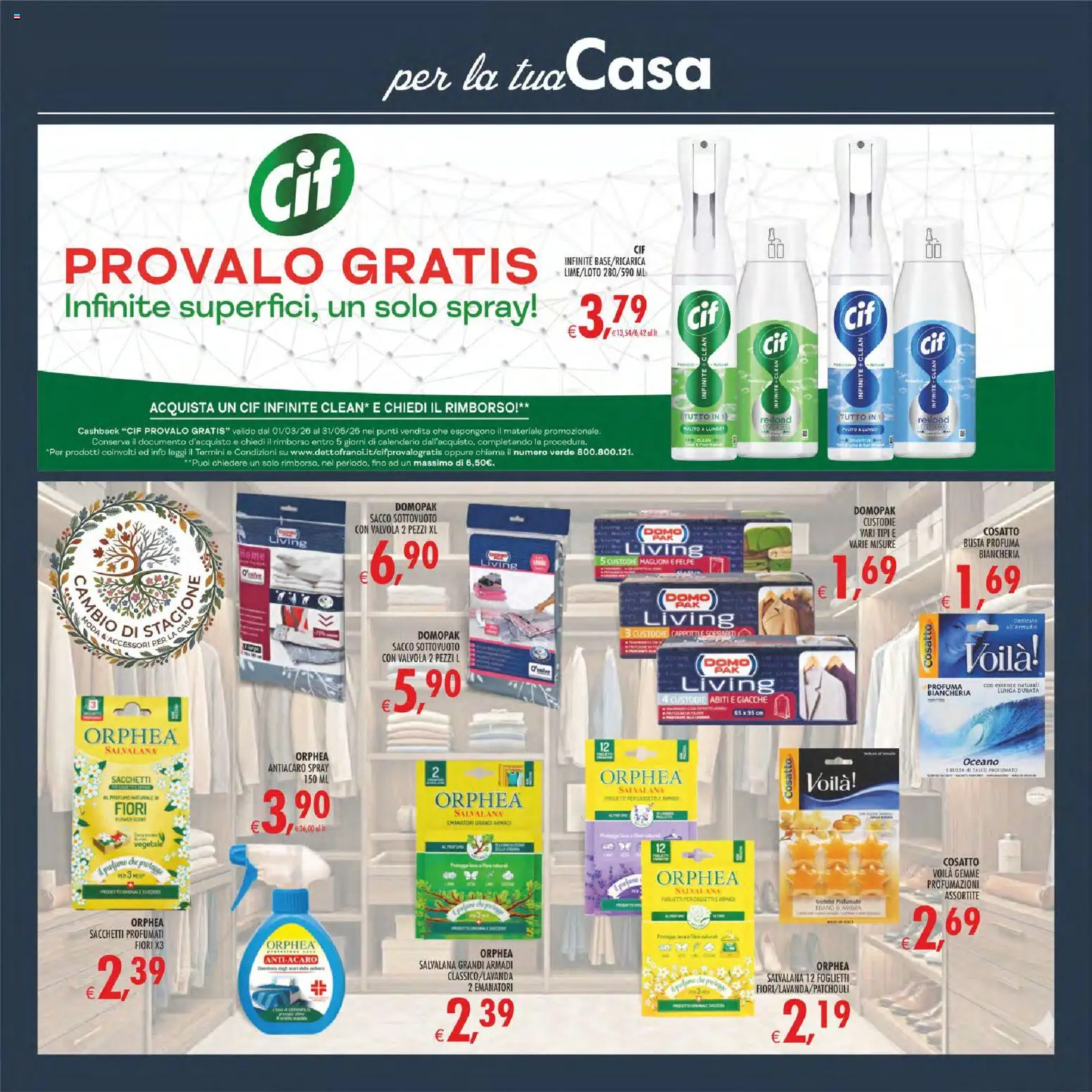 Volantino Decò del 17.04.2026 | Pagina: 33 | Prodotti: Sacco sottovuoto, Abiti, Talco