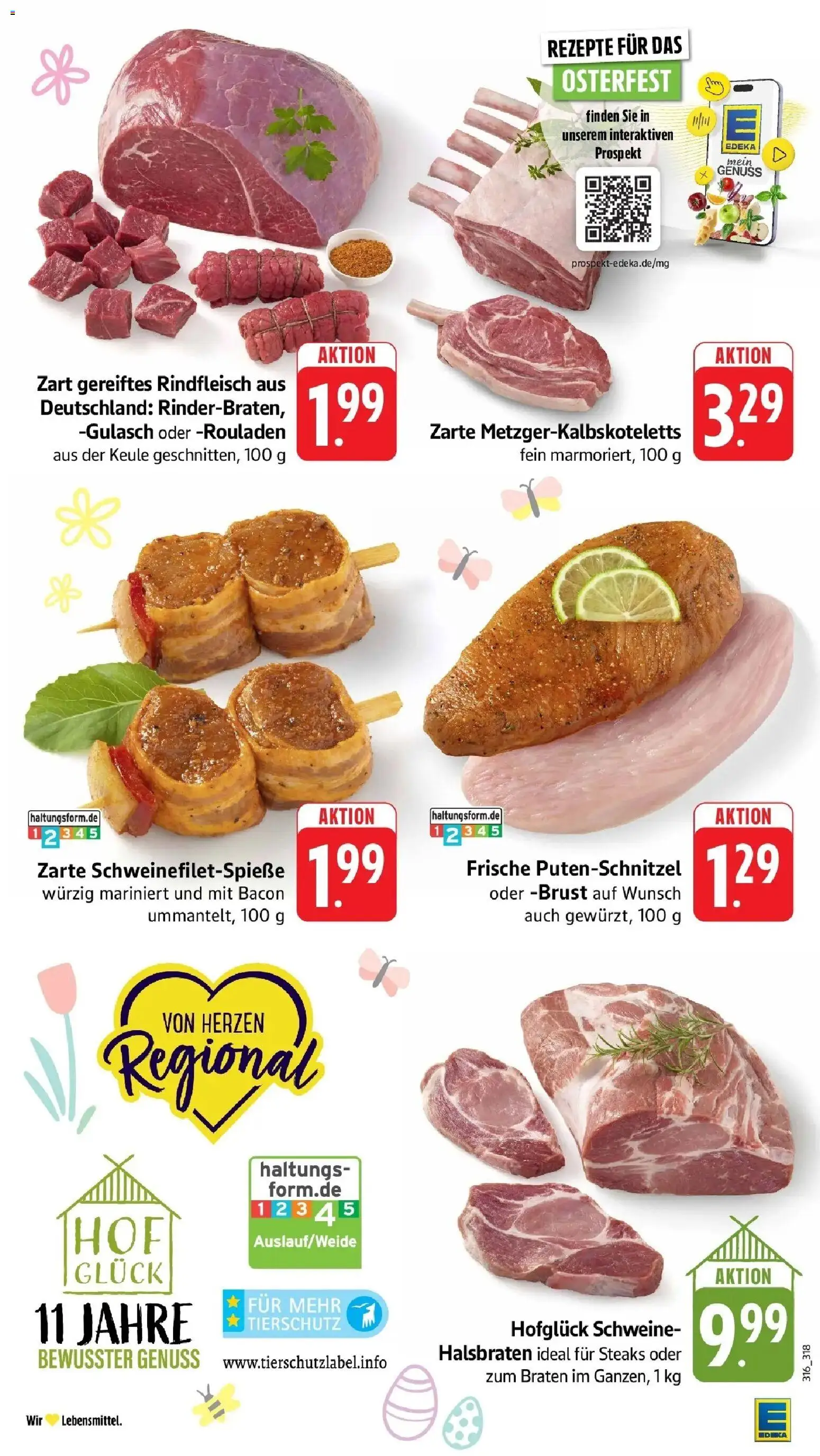E center Prospekt Köngen	 – gültig ab 29.03.2026 | Seite: 10 | Produkte: Gulasch, Putenschnitzel, Rindfleisch
