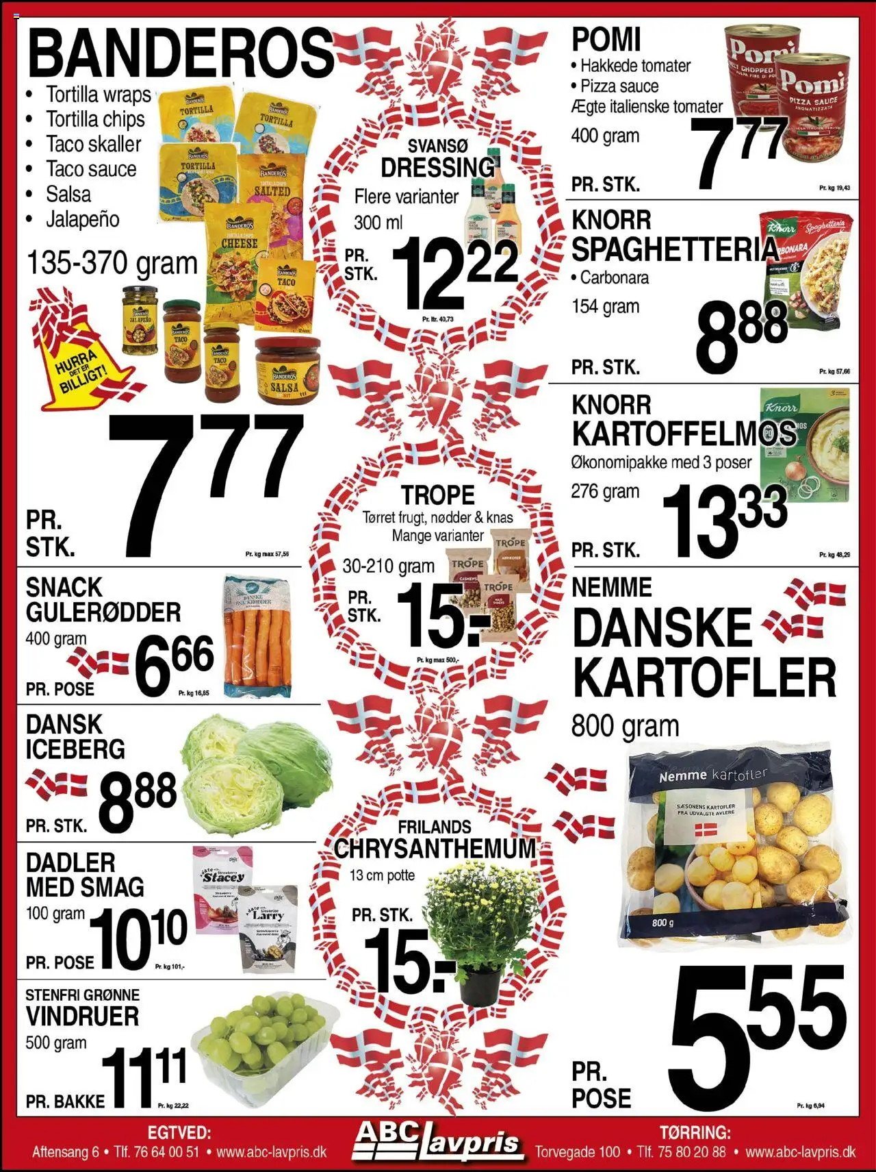 Abc Lavpris tilbudsavis – gyldig fra 17.09.2025 | Side: 6 | Produkter: Tomater, Hakkede tomater, Dressing, Dadler