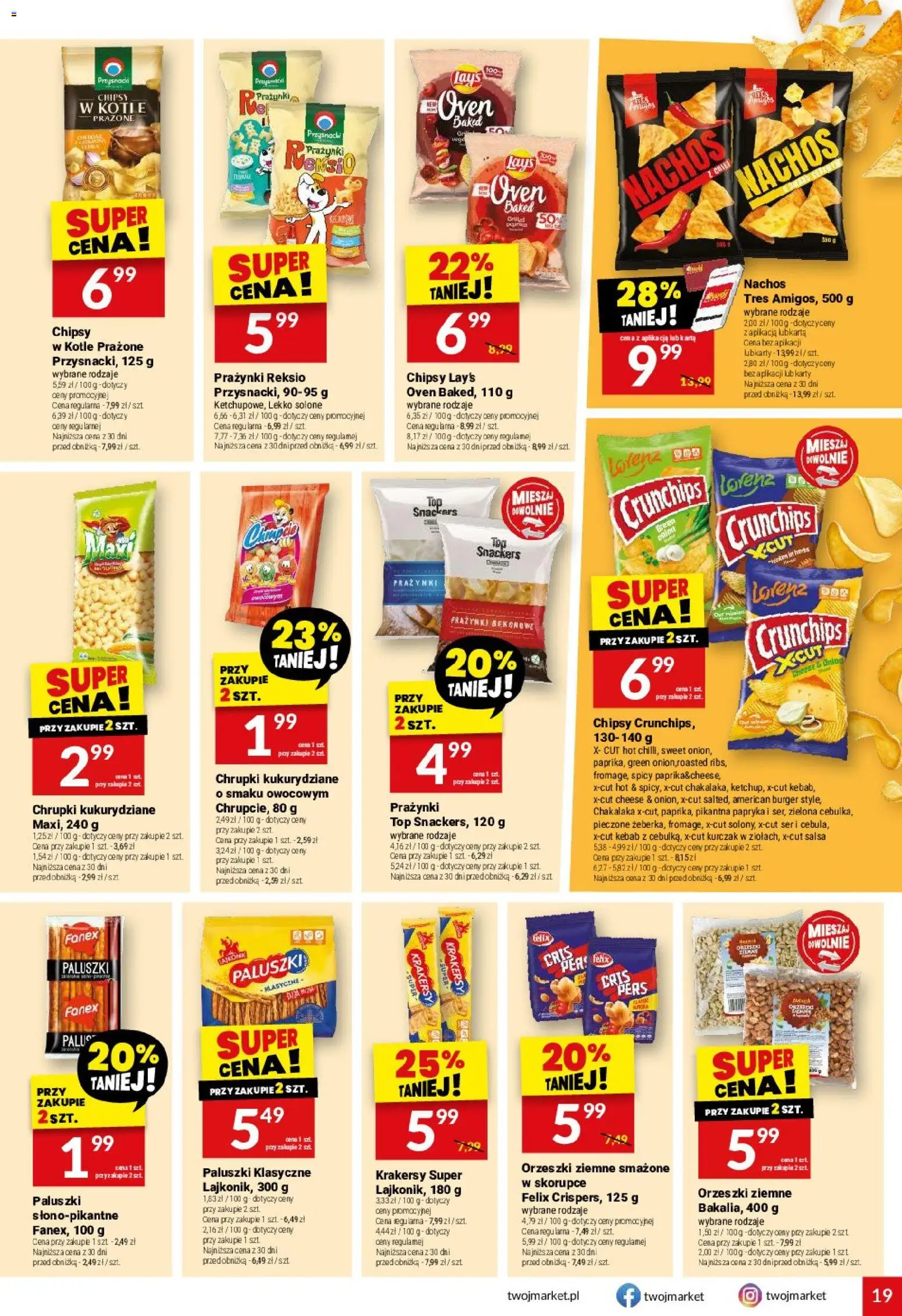 Twój Market gazetka od 28.04.2026 | Strona: 19 | Produkty: Top, Kurczak, Kebab, Paluszki