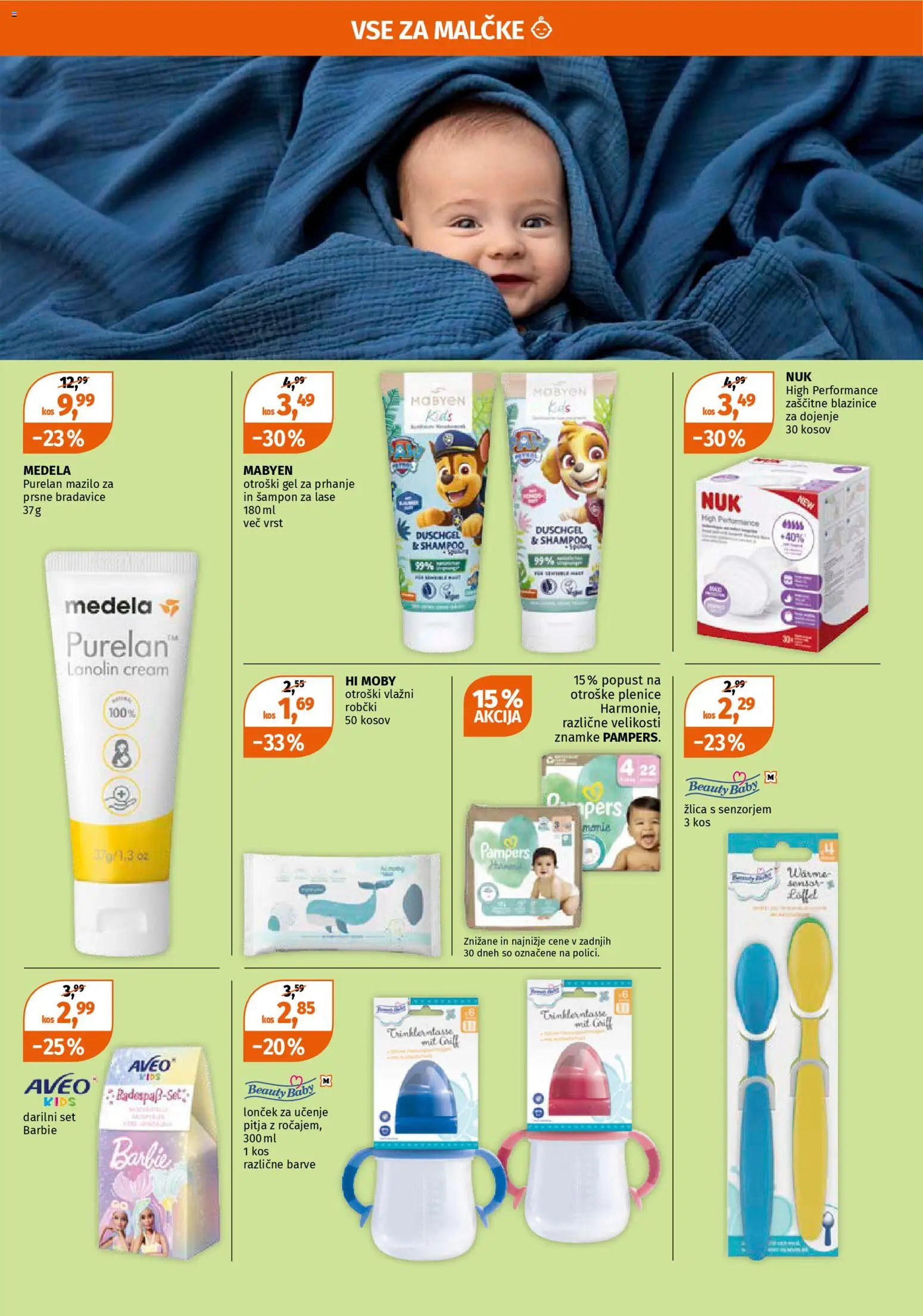 Novi Müller katalog ponudbe – veljaven od 10.11.2025 | Stran: 14 | Izdelki: Plenice, Robčki, Sampon, Grill