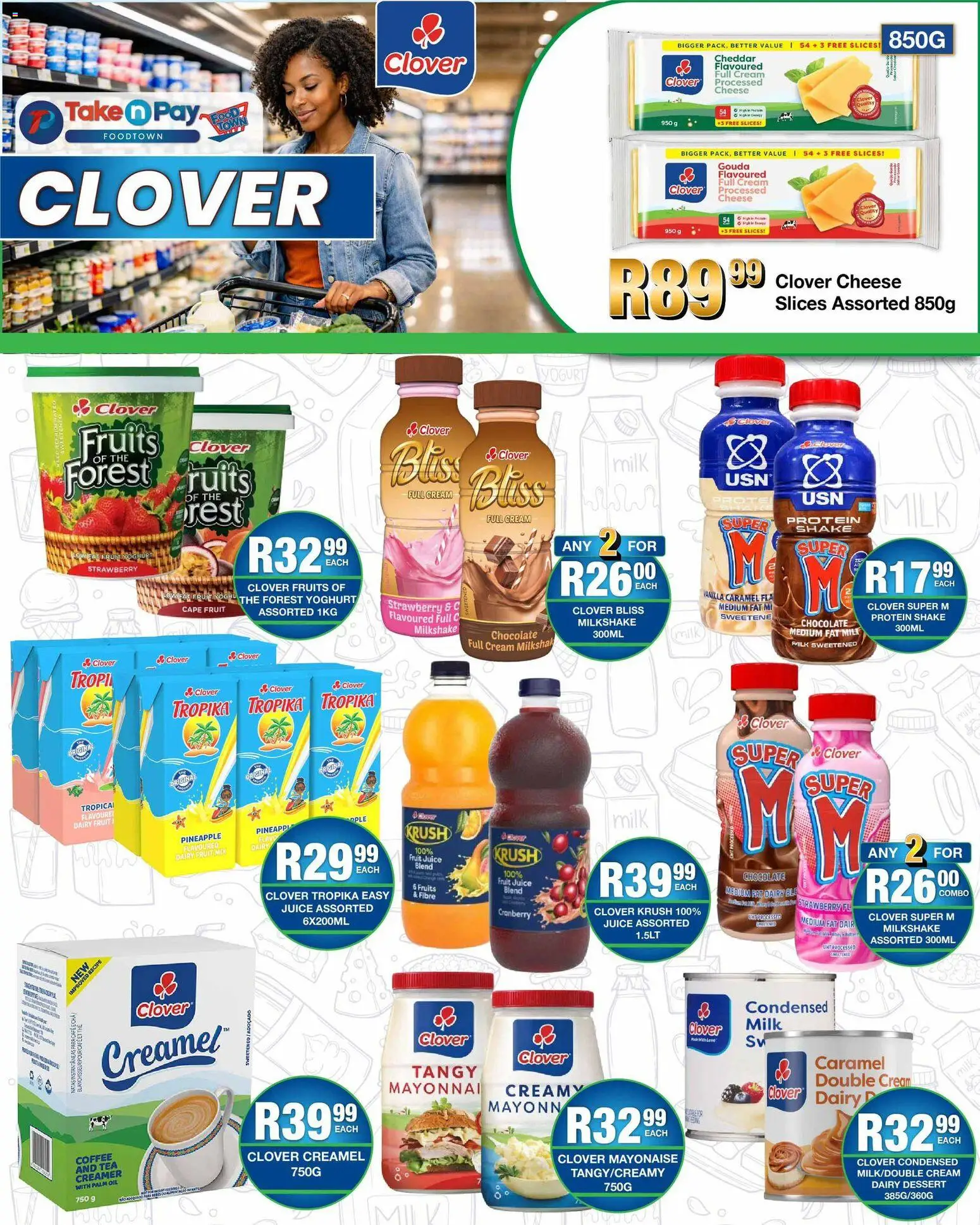 New Take n Pay catalogue – valid from 13.04.2026 | Page: 23 | Products: Cheese, Chocolate, Fruit, Caramel