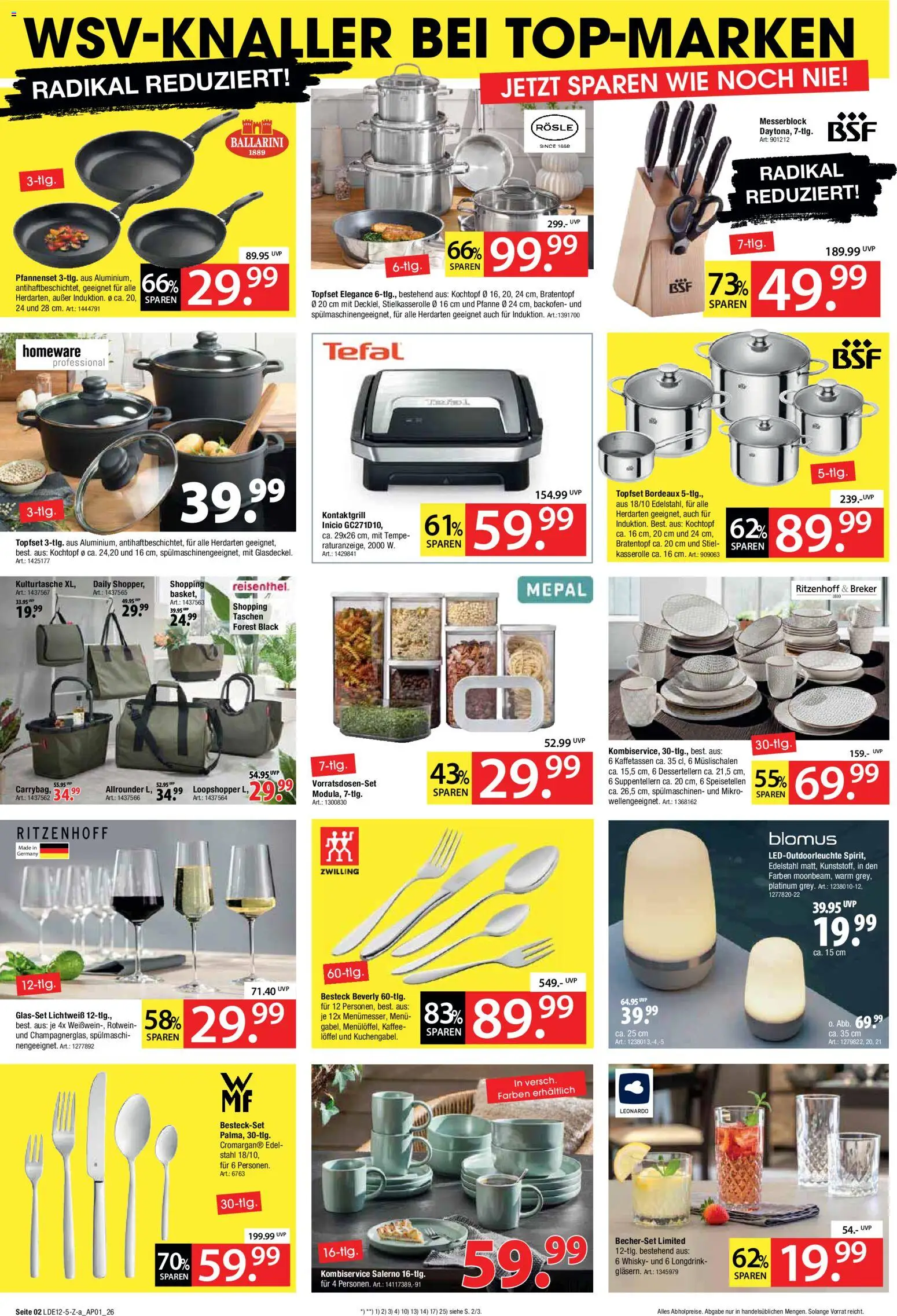 Zurbrüggen - Set One by Musterring Rabatt – gültig ab 16.12.2025 | Seite: 2 | Produkte: Whisky, Kaffee, Rotwein, Backofen