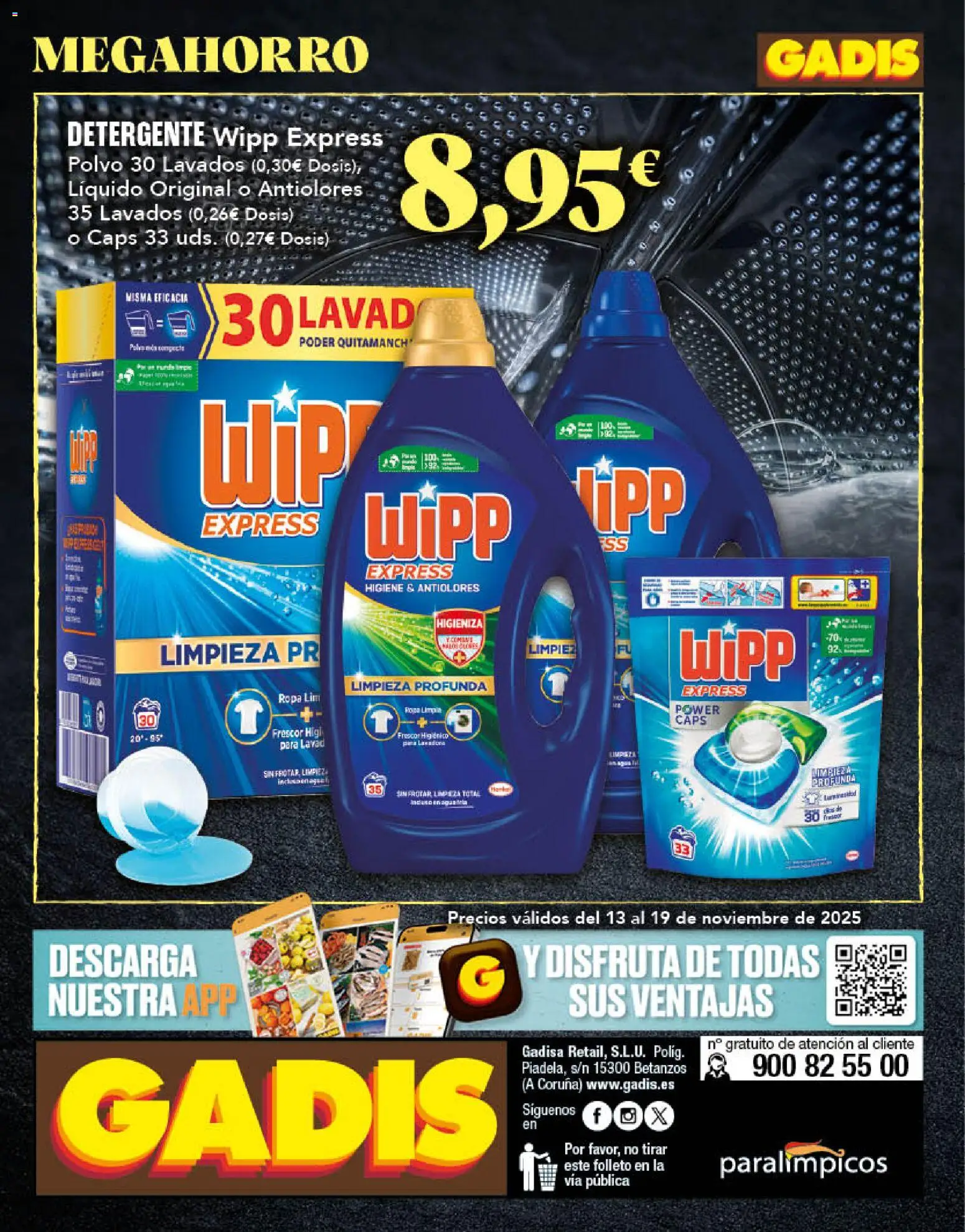 Gadis - folleto │ válido desde el 13.11.2025 | Página: 24 | Productos: Polvo, Detergente, Ropa