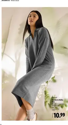 Pré-visualização Esmara® Vestido de Malha Fina, 63% Poliéster (reciclado), 37% poliacrílico Tam. S ao L A partir de 19/1 válido de 01.12.2025 | Página: 28