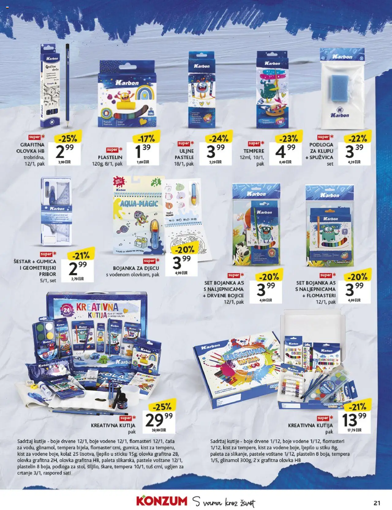 Konzum HR akciós ujság - amely érvényes a következő dátumtól: 18.08.2025 | Oldal: 21